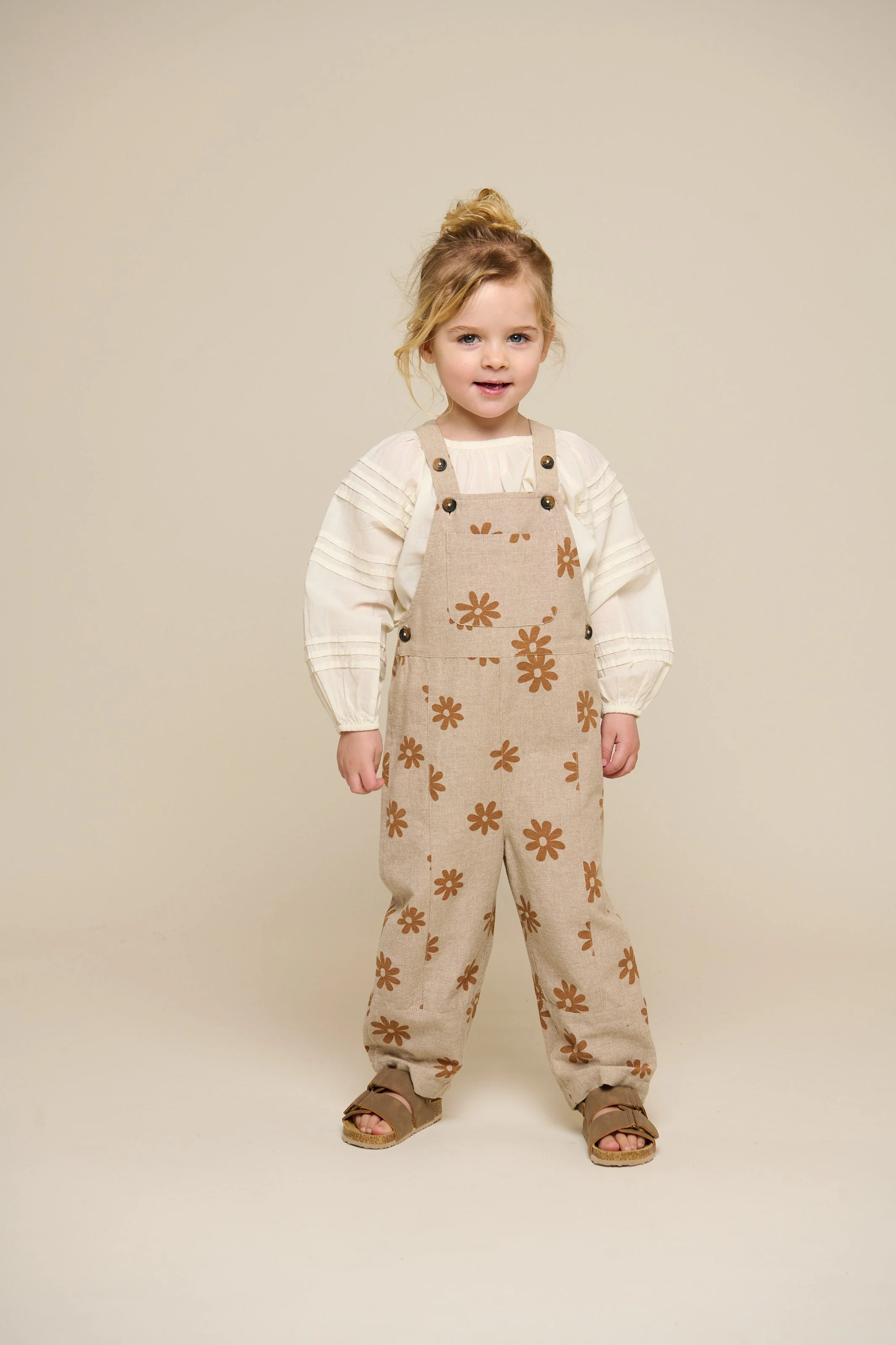 Bedrukte Katoenen Overall - Kids - Sand | 101210 Molly - Image 6