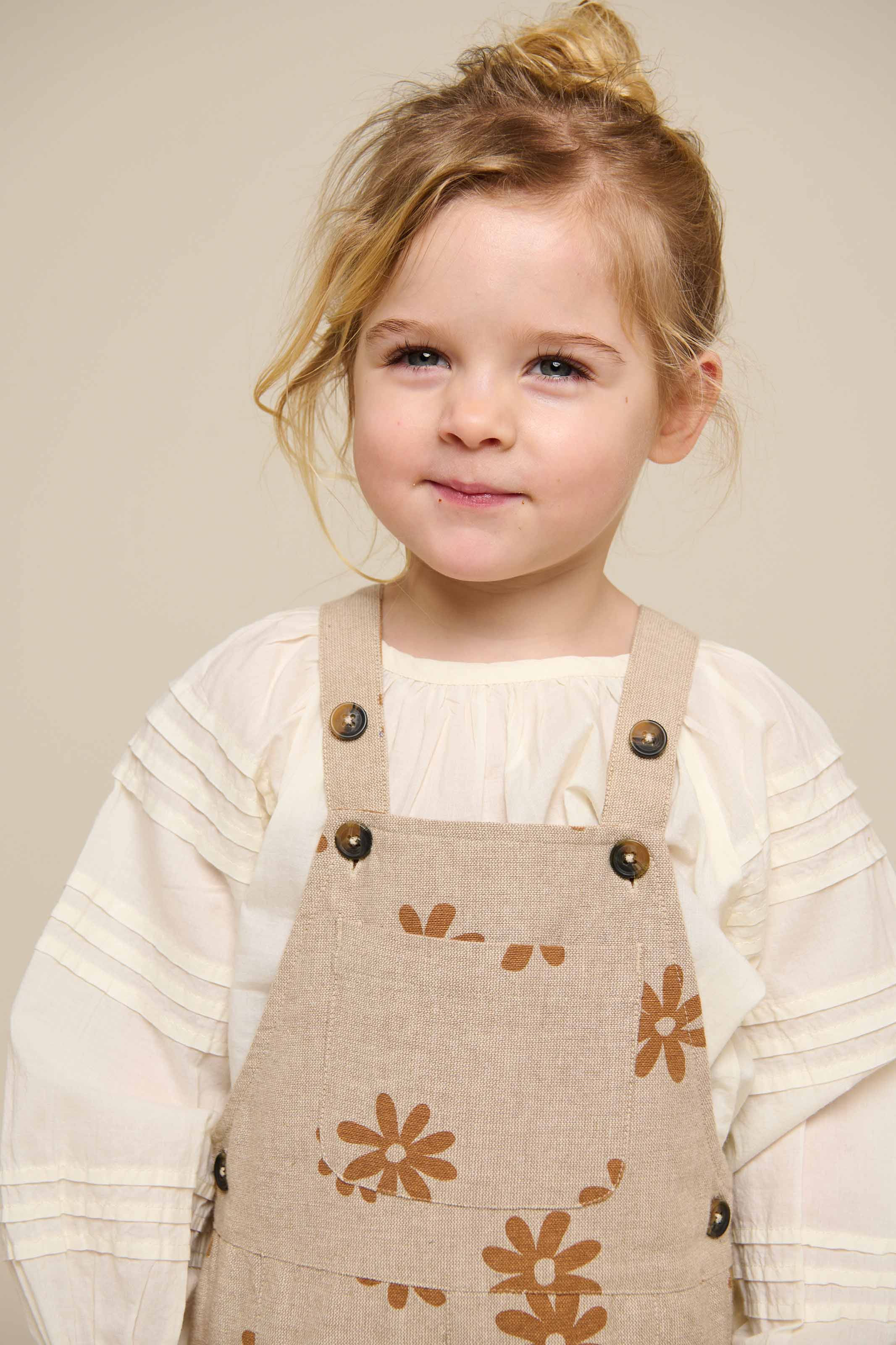 Bedrukte Katoenen Overall - Kids - Sand | 101210 Molly - Image 8