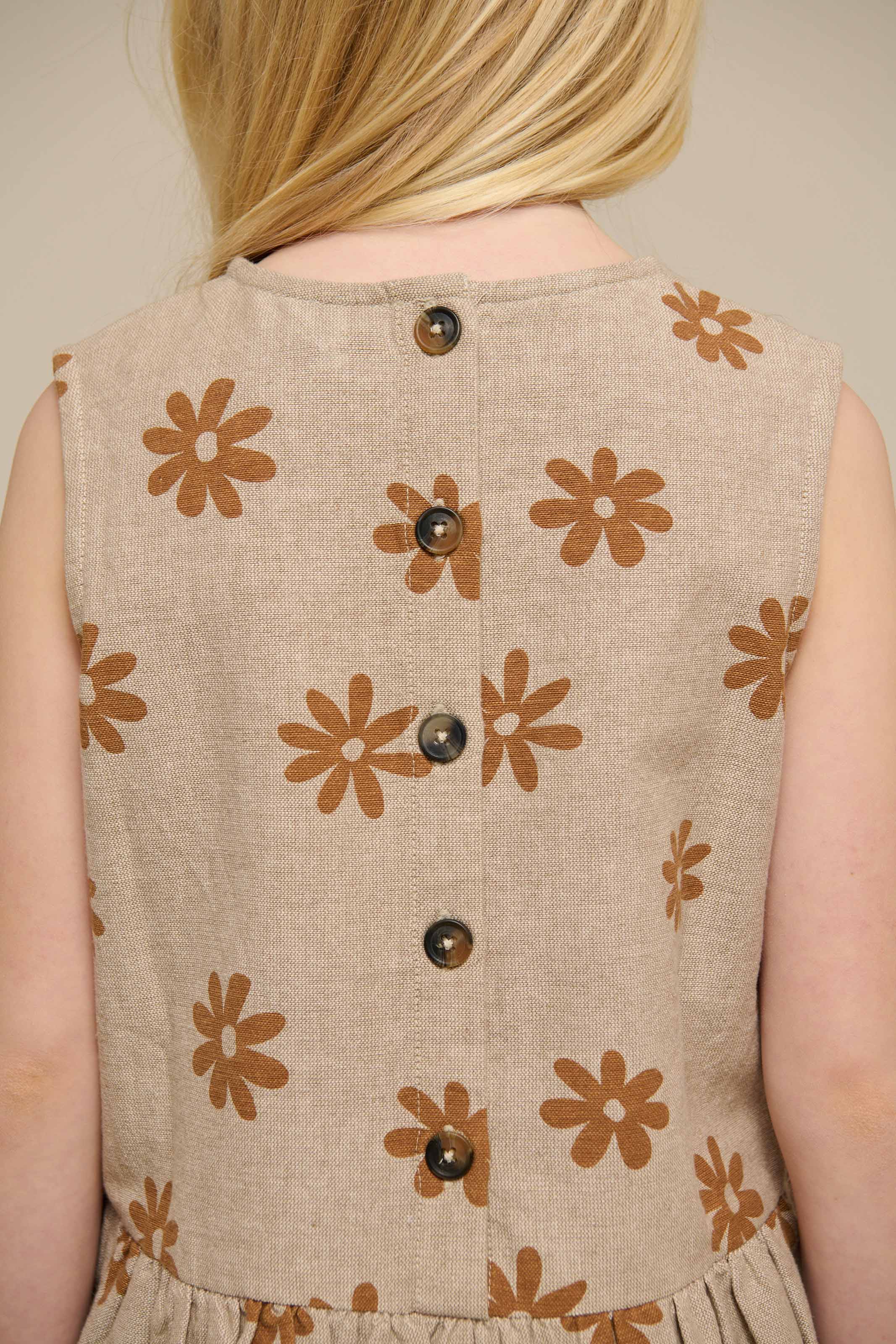 Bedrukte Katoenen Top - Tween - Sand | 101206 Molly - Image 5