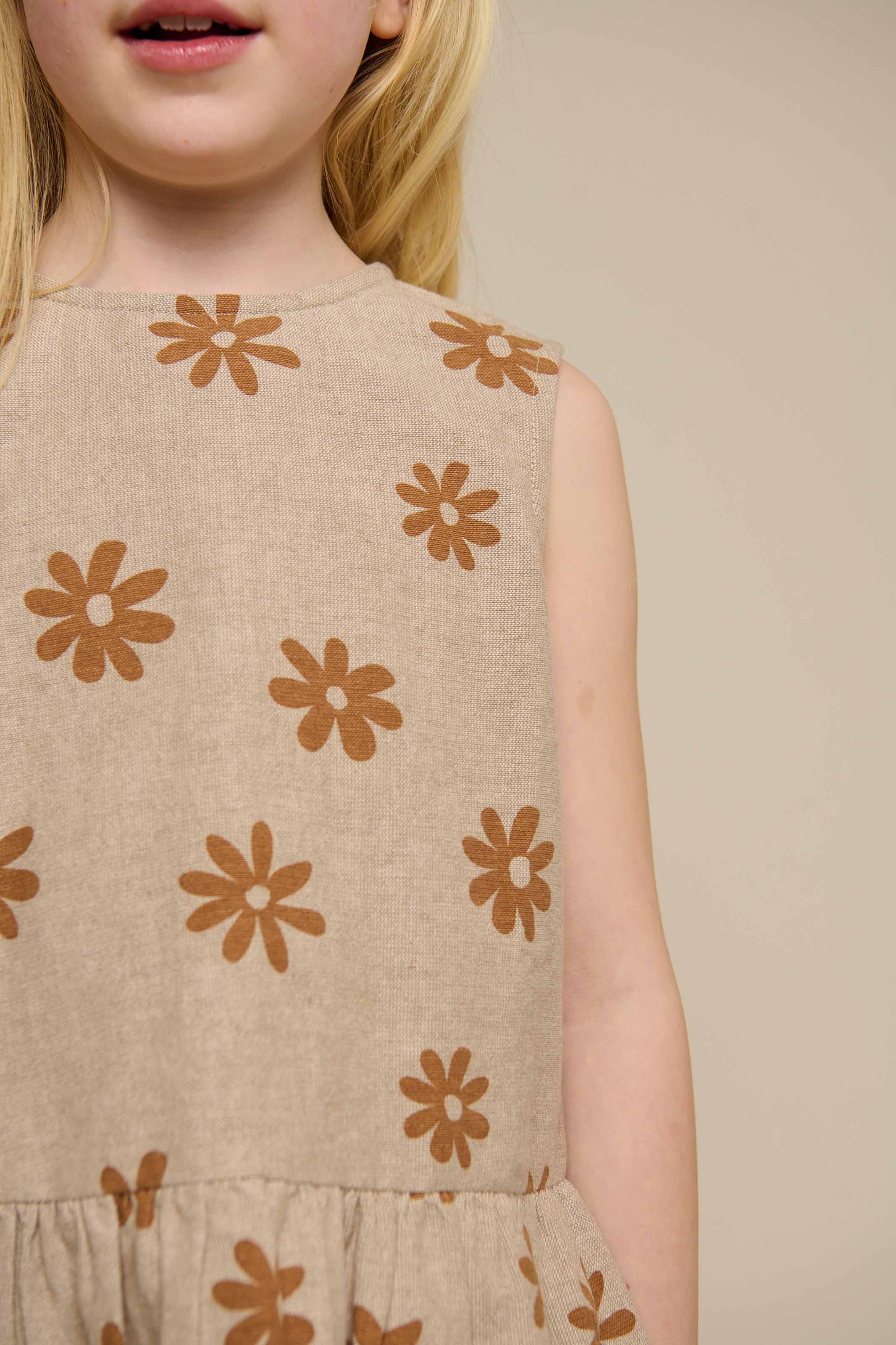 Bedrukte Katoenen Top - Tween - Sand | 101206 Molly - Image 6