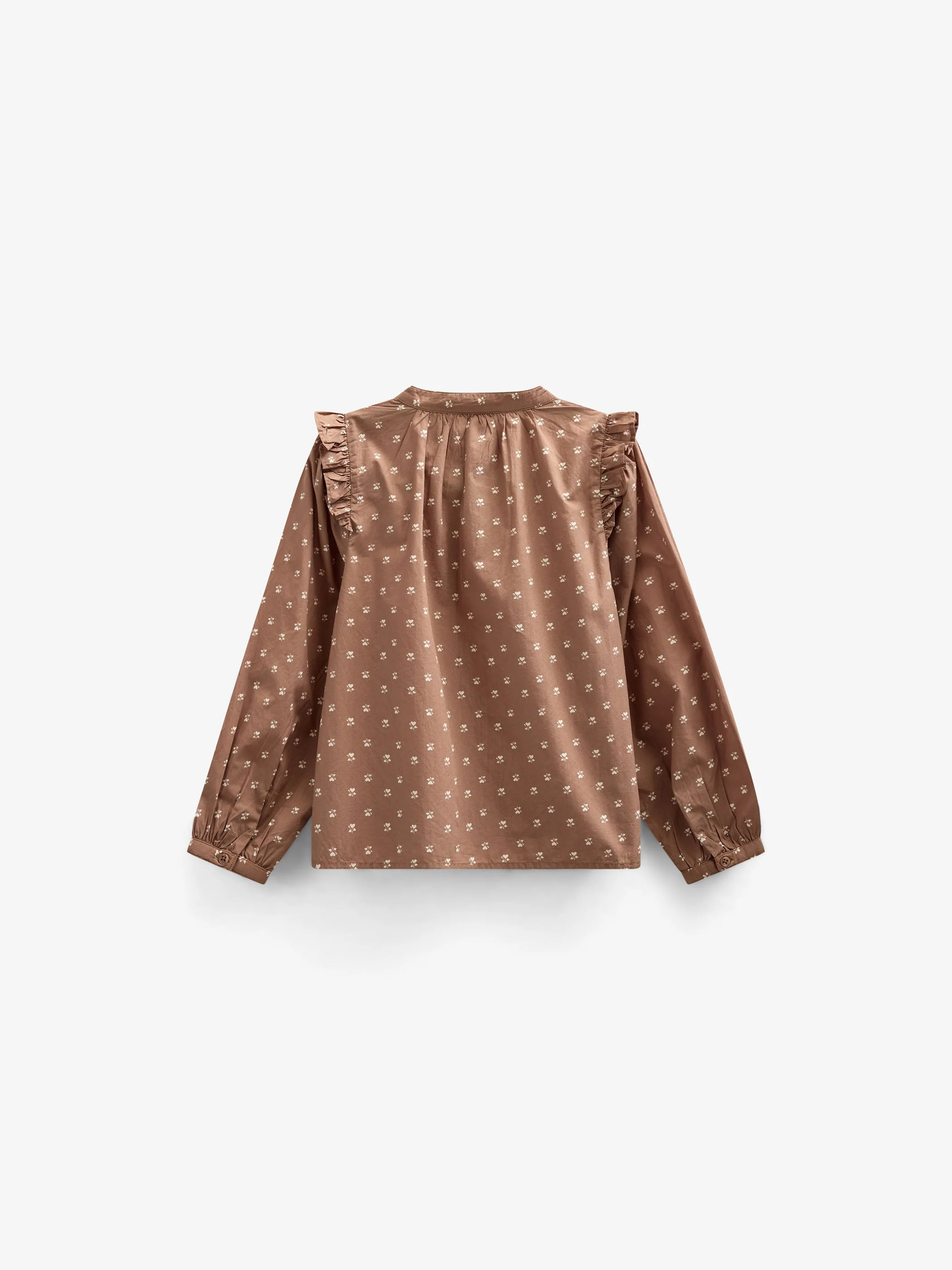 Bedrukte Poplin Overhemdblouse - Kids - Coconut | 101057 Camilla - Image 4