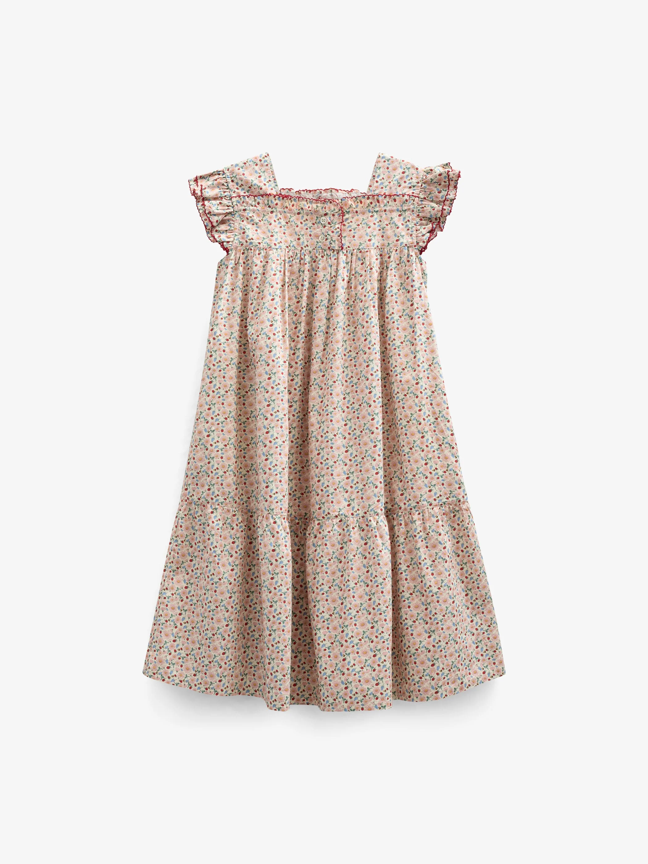 Bloemenbedrukte Poplin Jurk - Kids - Rose | 100960 Poppy - Image 2