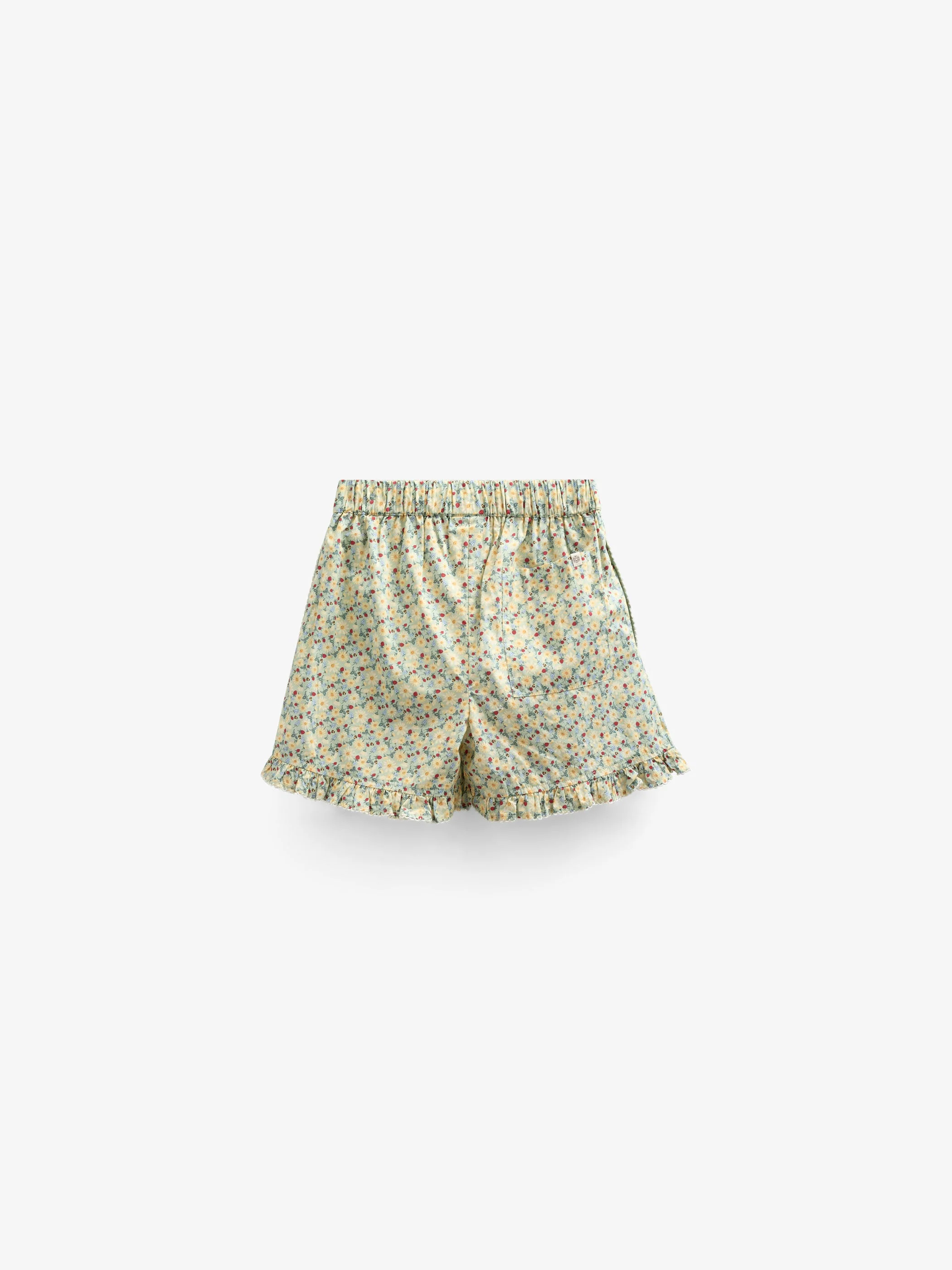 Bloemenbedrukte Poplinshorts - Tween - Green | 100959 Poppy - Image 4