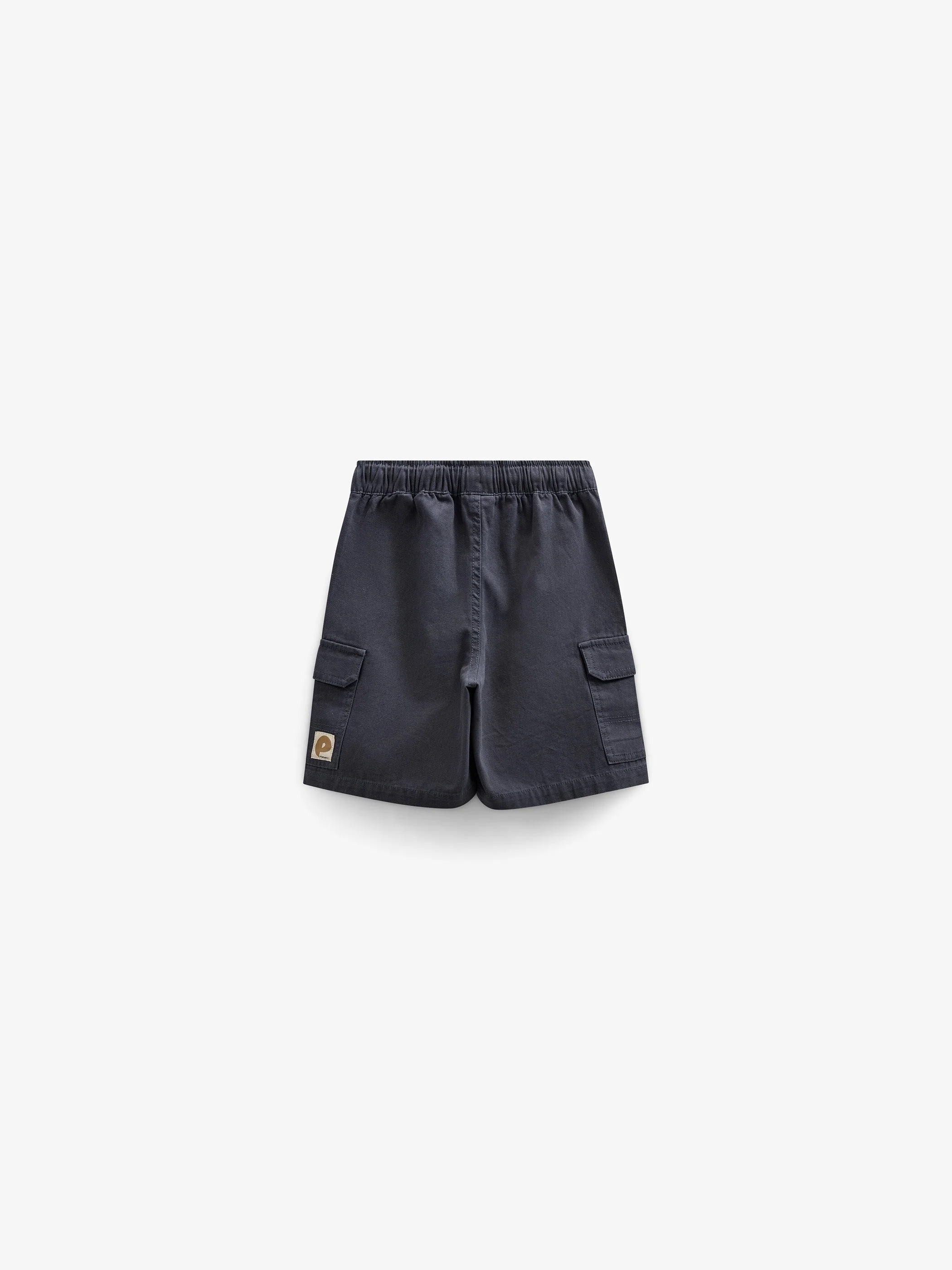 Canvas Cargo Shorts - Kids - Navy | 101122 Isack - Image 4