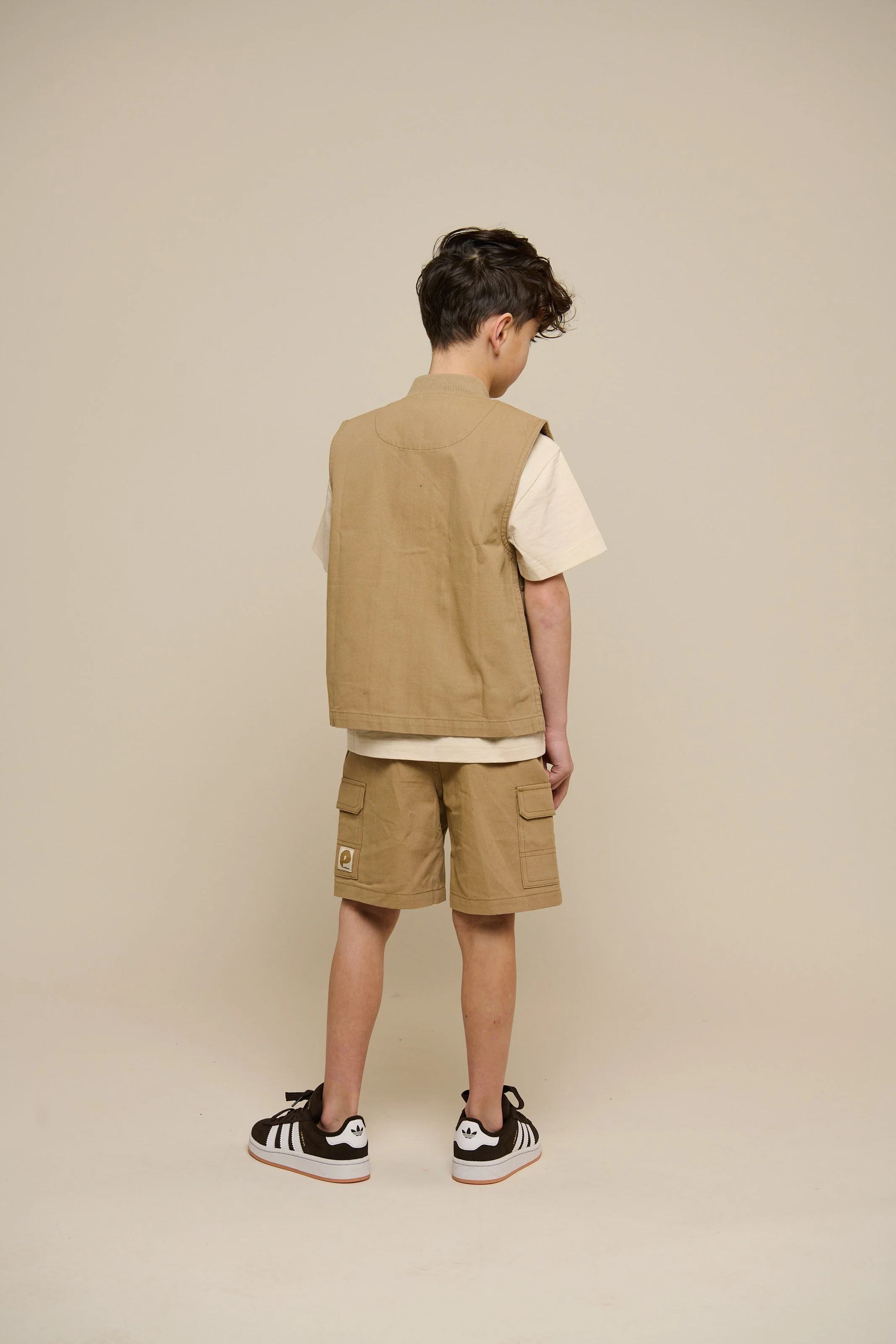 Canvas Cargo Shorts - Tween - Khaki | 101121 Isack - Image 5