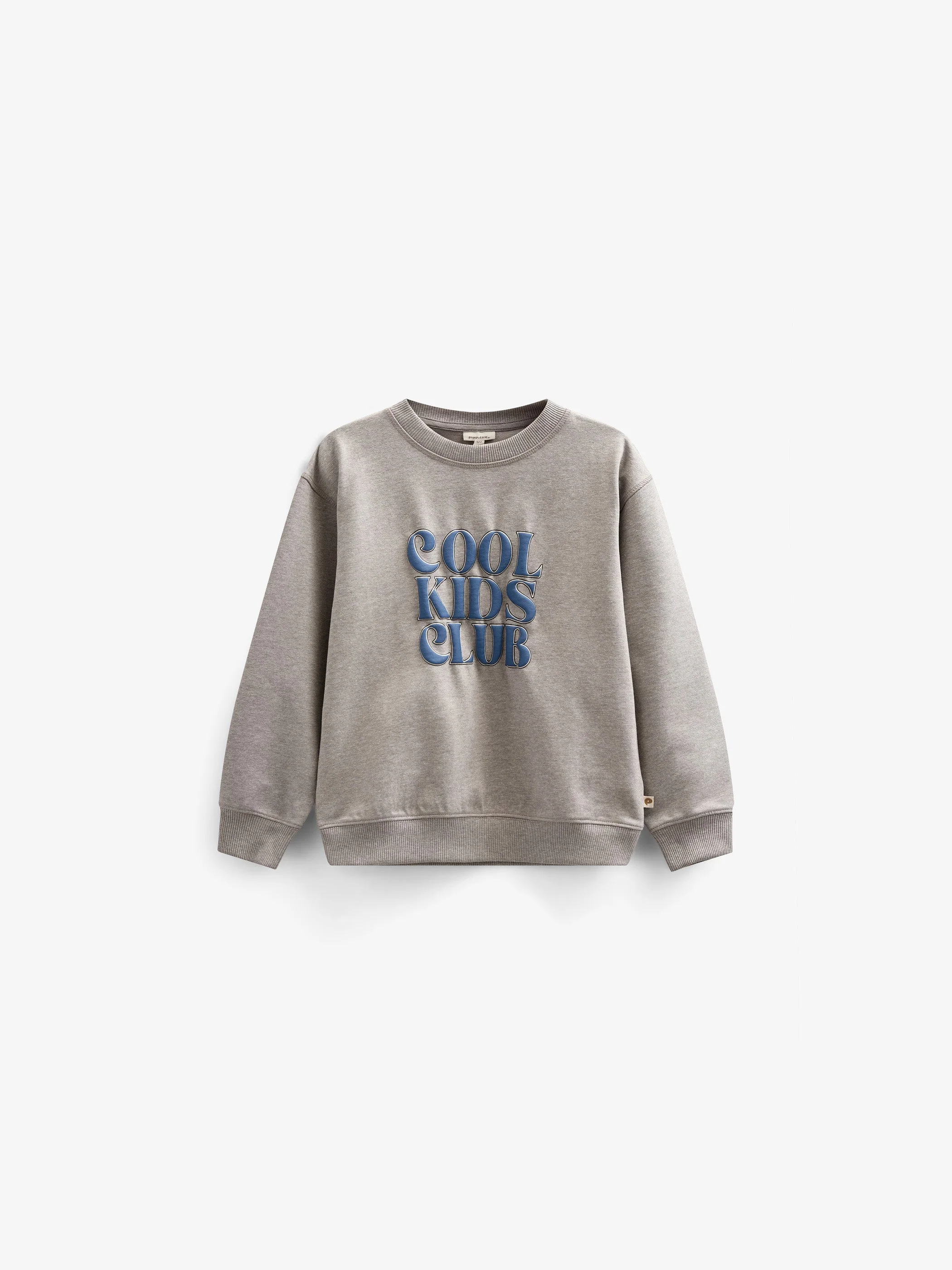 Crewneck sweatshirt - Kids - Grey melange | 101161 Nathan - Image 2