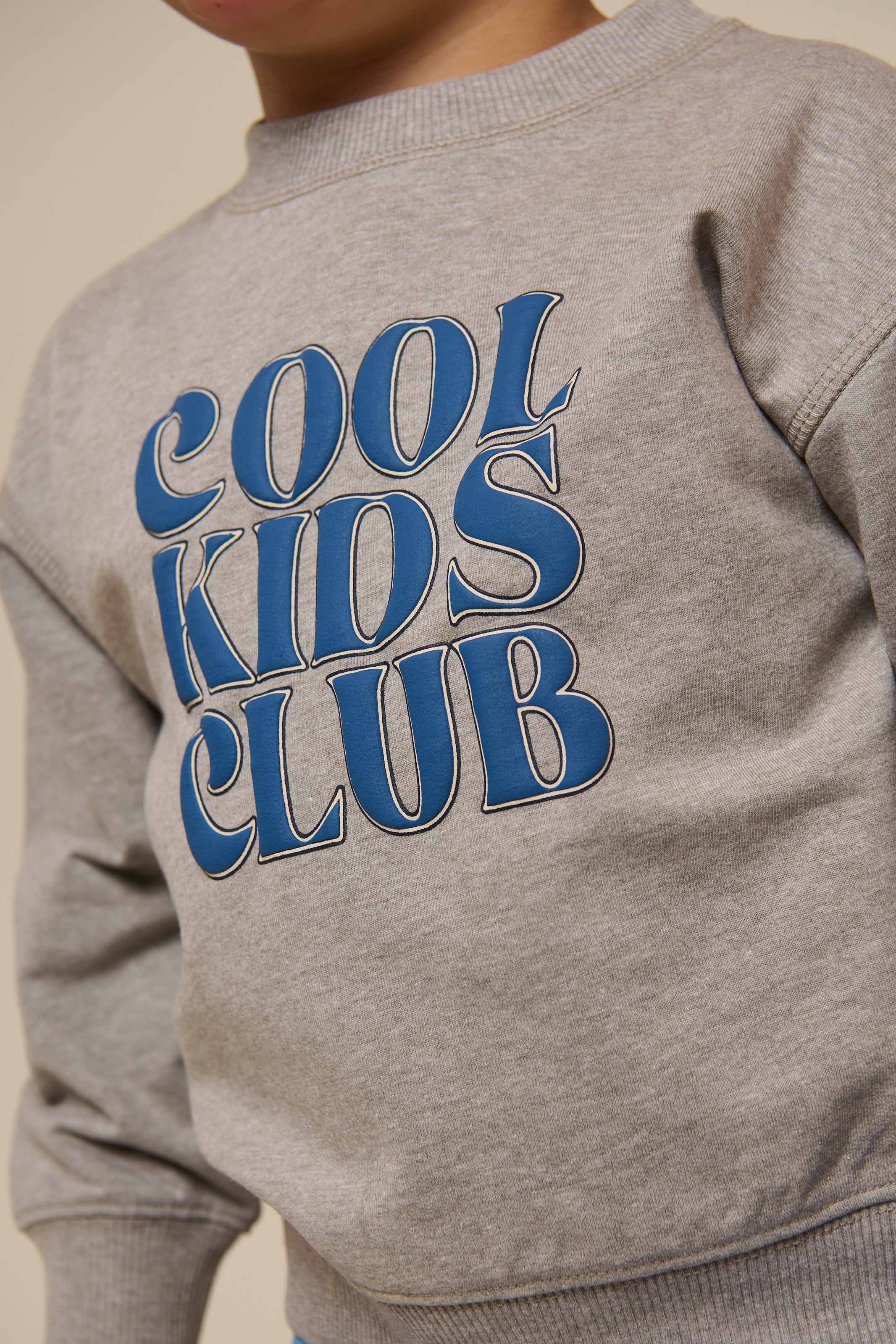 Crewneck sweatshirt - Kids - Grey melange | 101161 Nathan - Image 3