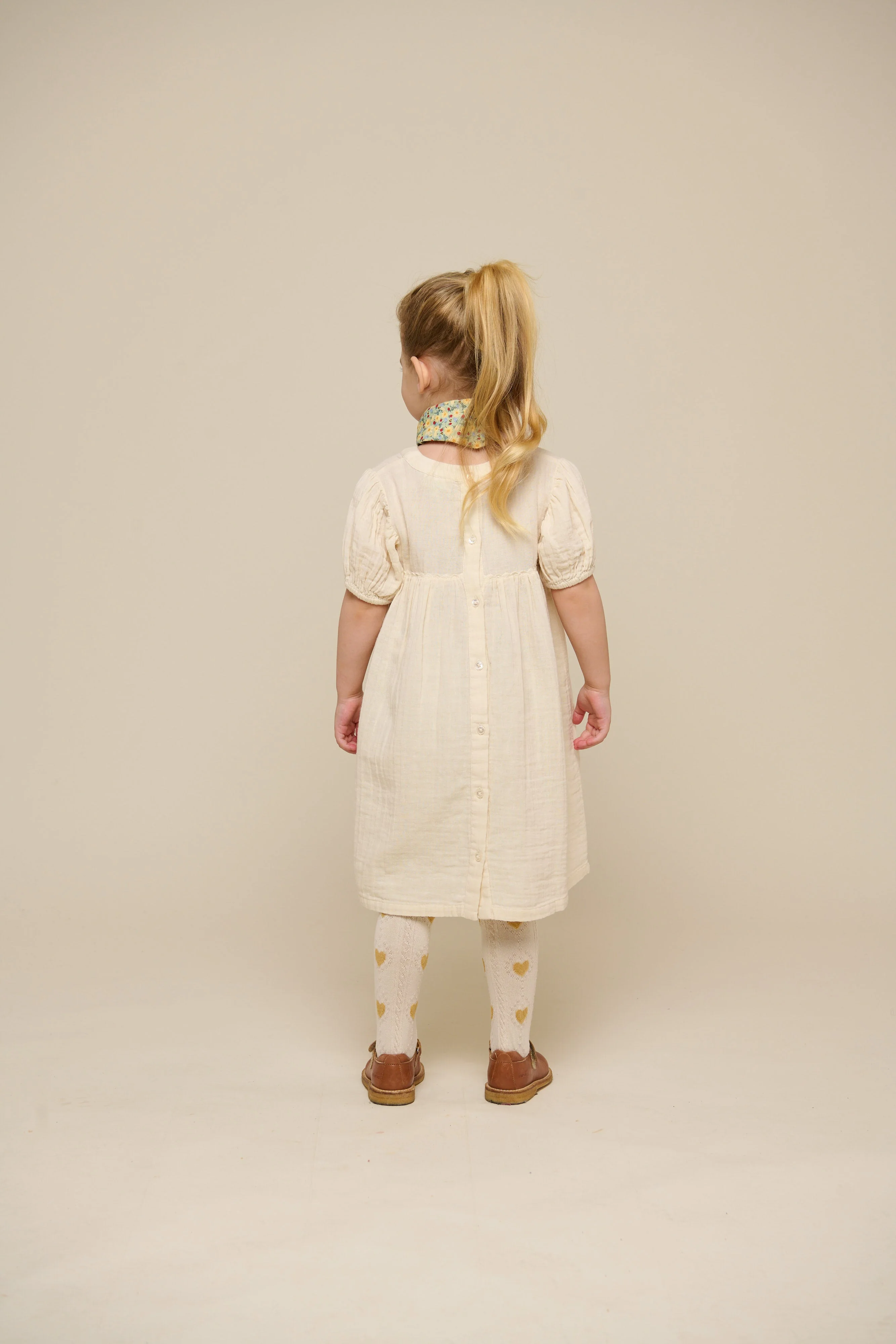 Gaas Jurk - Kids - Off White | 100914 Jasmine - Image 5