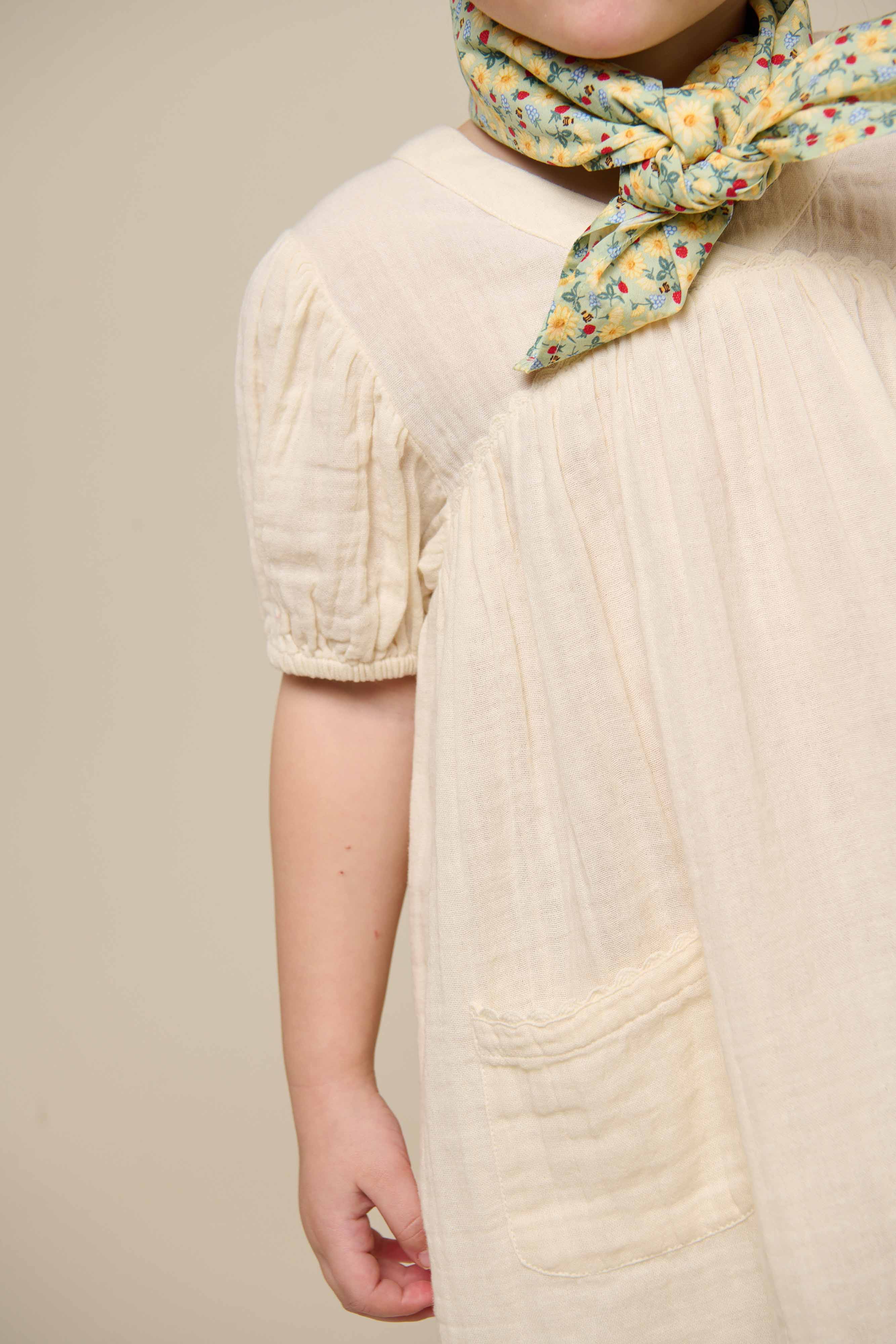 Gaas Jurk - Kids - Off White | 100914 Jasmine - Image 6