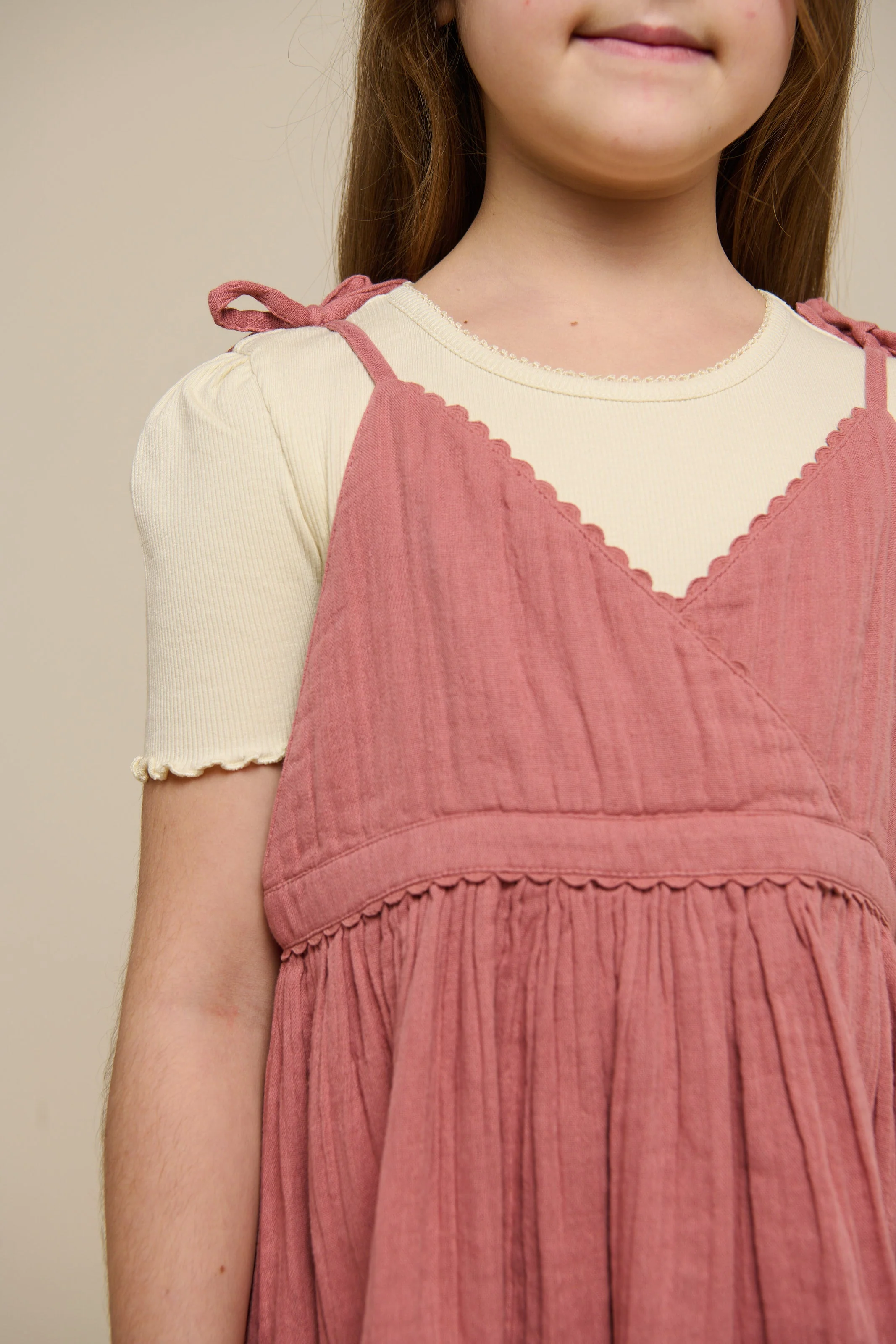 Gaze Bandjes Jurk - Tween - Old Rose | 100912 Jasmine - Image 3
