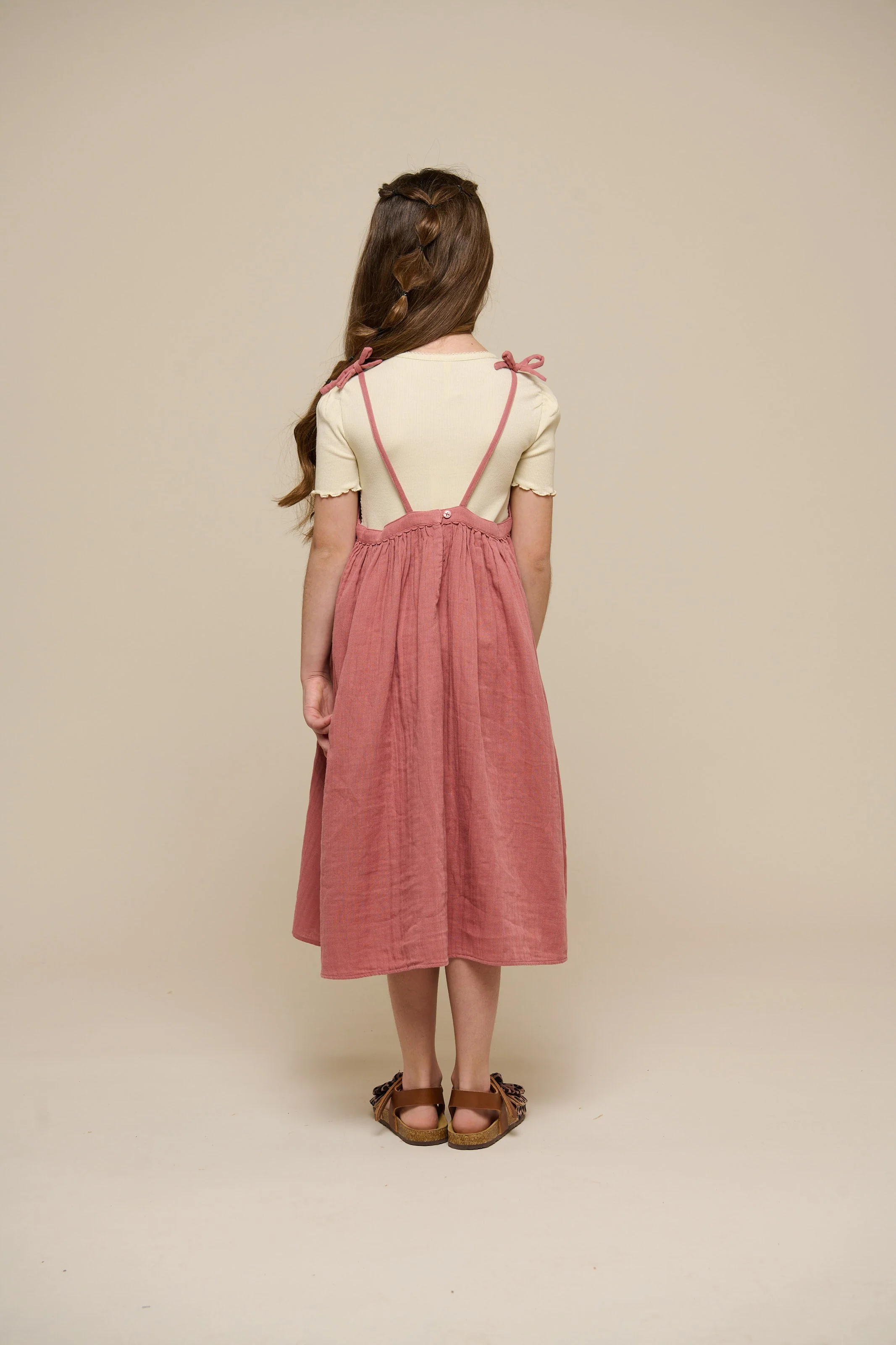 Gaze Bandjes Jurk - Tween - Old Rose | 100912 Jasmine - Image 5
