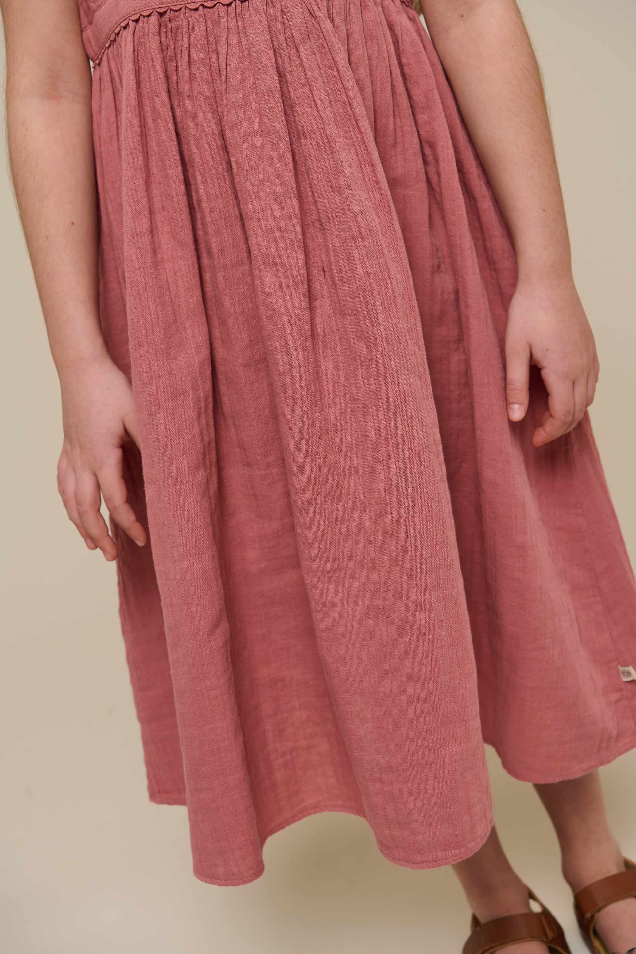 Gaze Bandjes Jurk - Tween - Old Rose | 100912 Jasmine - Image 7