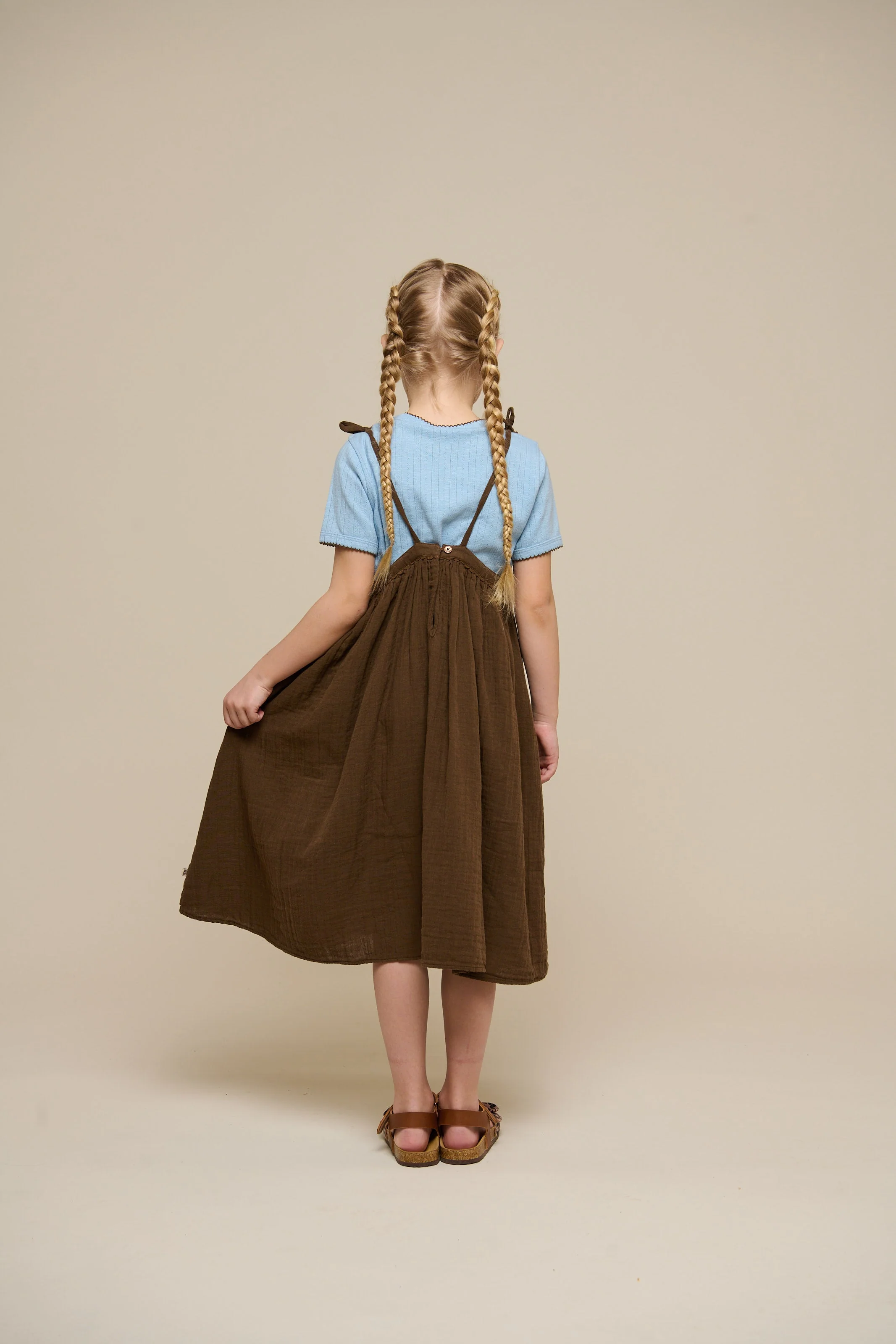 Gaze Bandjesjurk - Tween - Dark Brown | 100910 Jasmine - Image 5
