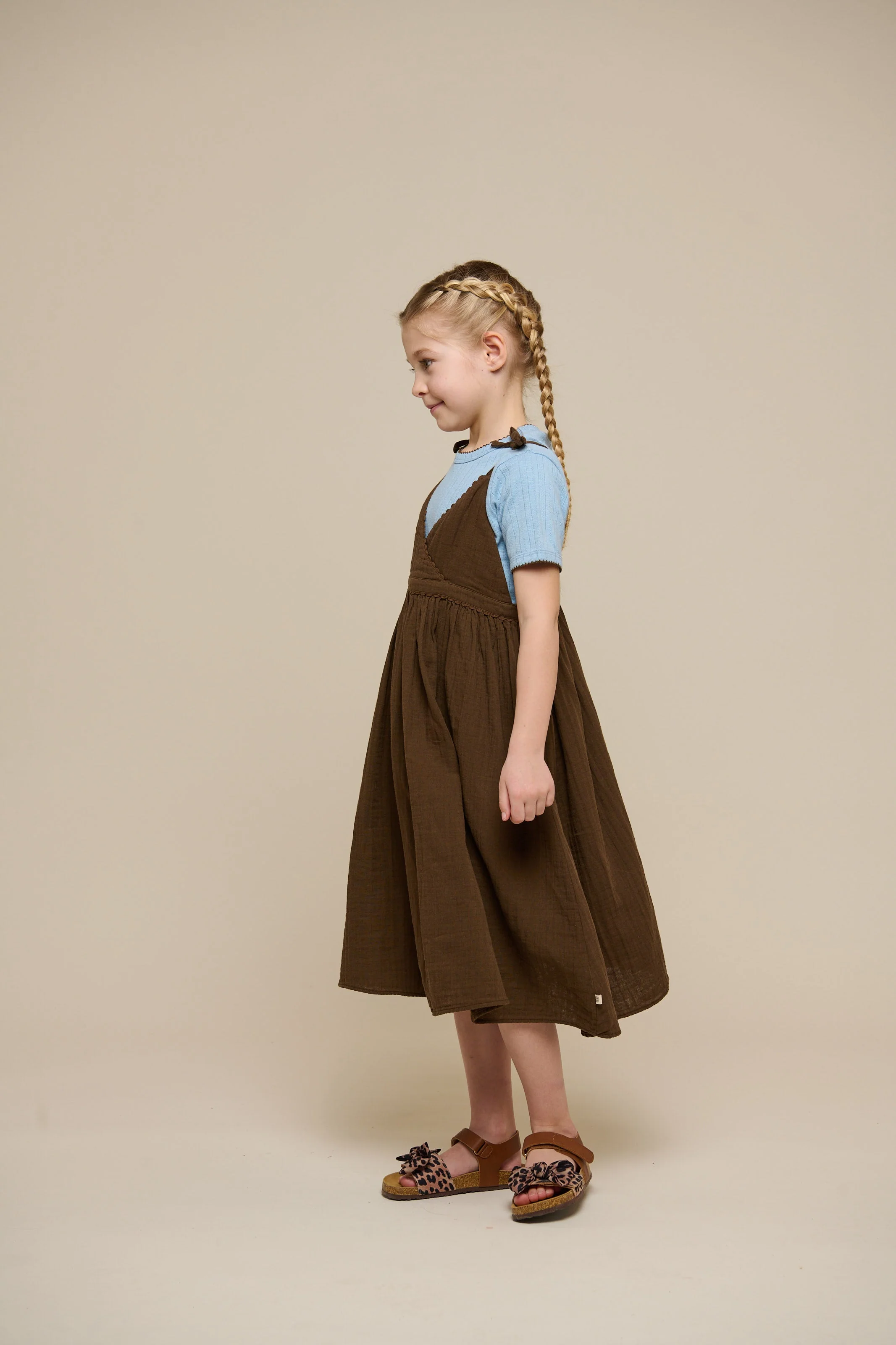 Gaze Bandjesjurk - Tween - Dark Brown | 100910 Jasmine - Image 6