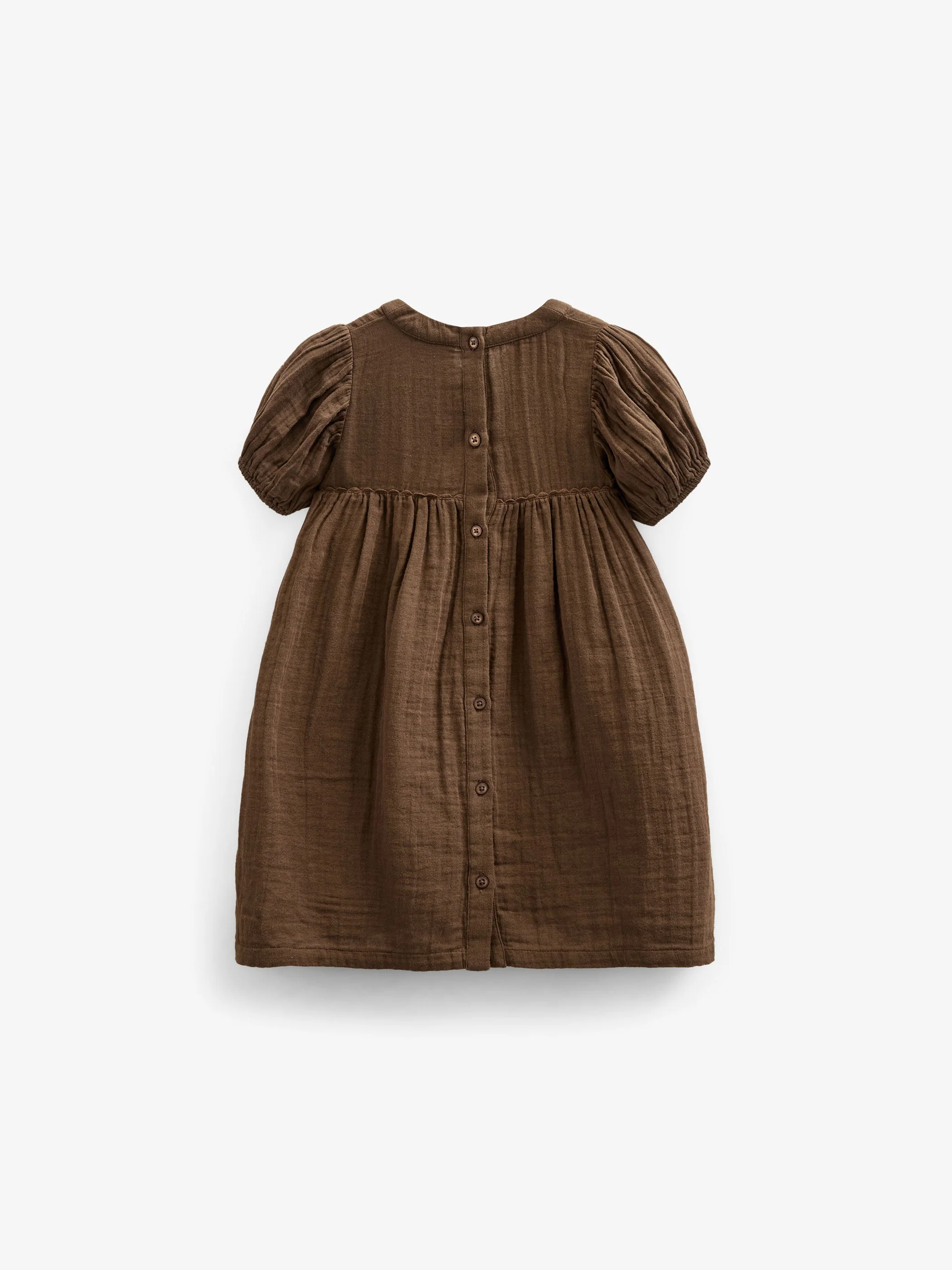 Gaze Jurk - Kids - Dark Brown | 100913 Jasmine - Image 4