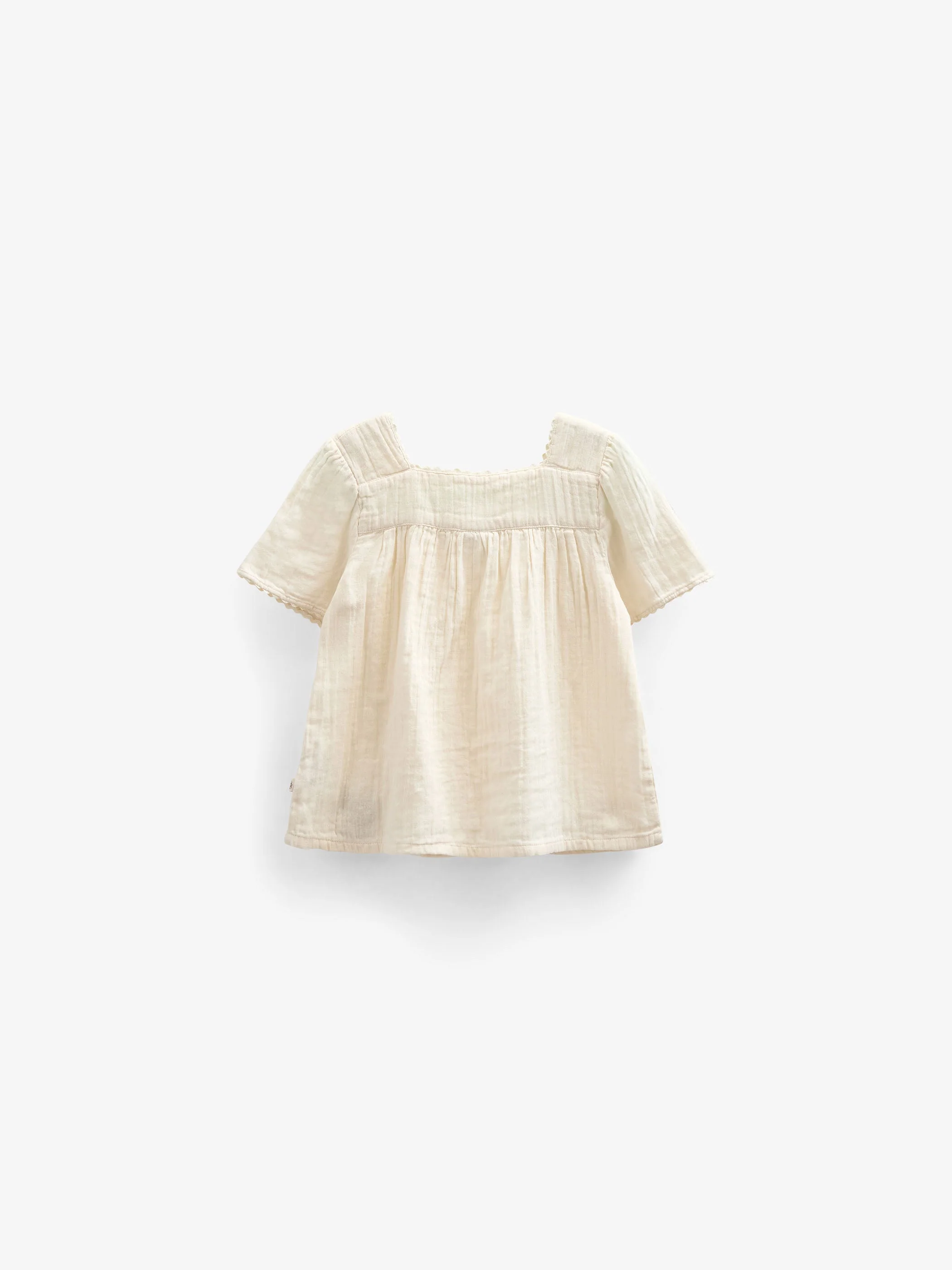 Gaze Korte Mouwen Blouse - Kids - Off White | 100918 Jasmine - Image 4