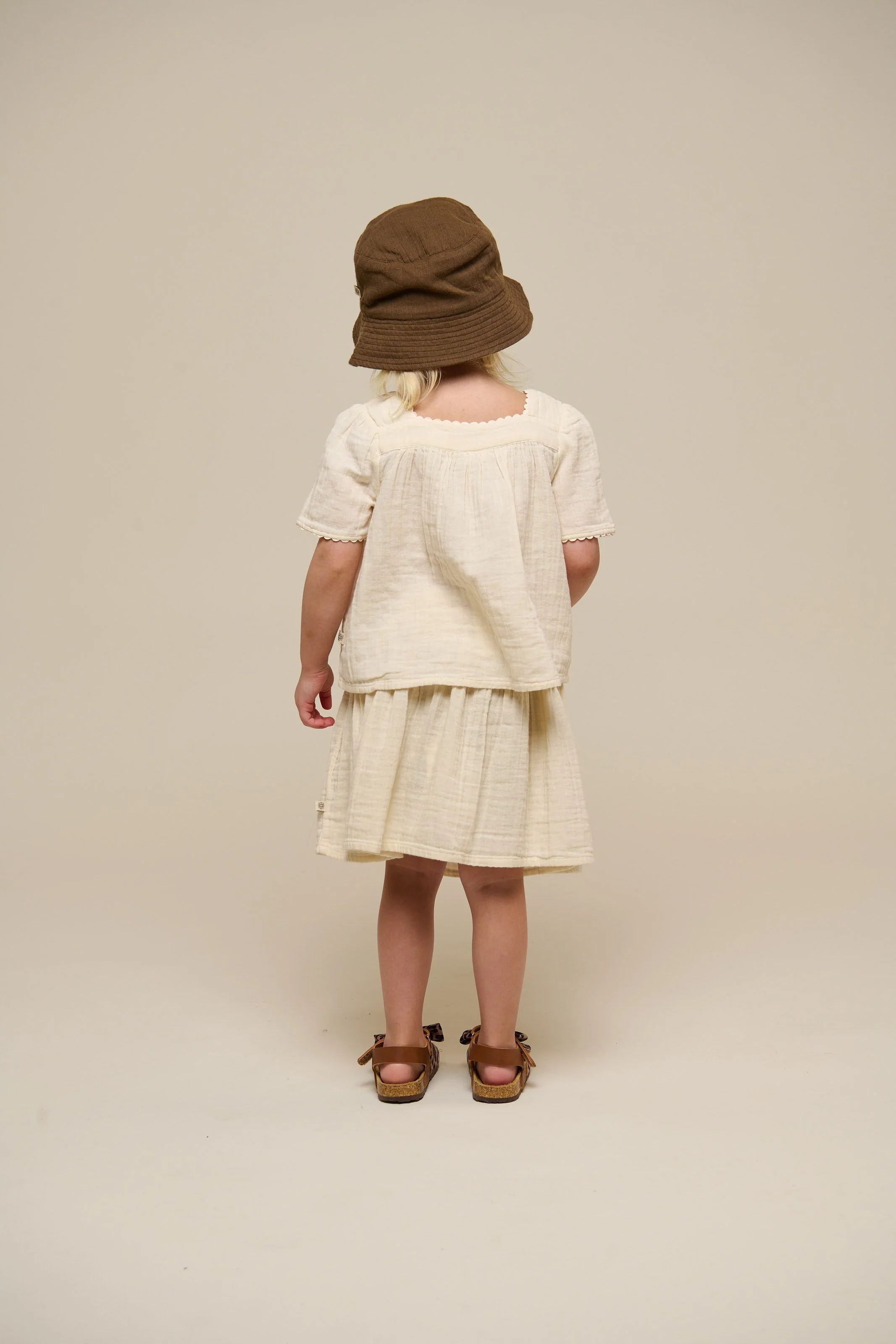 Gaze Korte Mouwen Blouse - Kids - Off White | 100918 Jasmine - Image 5