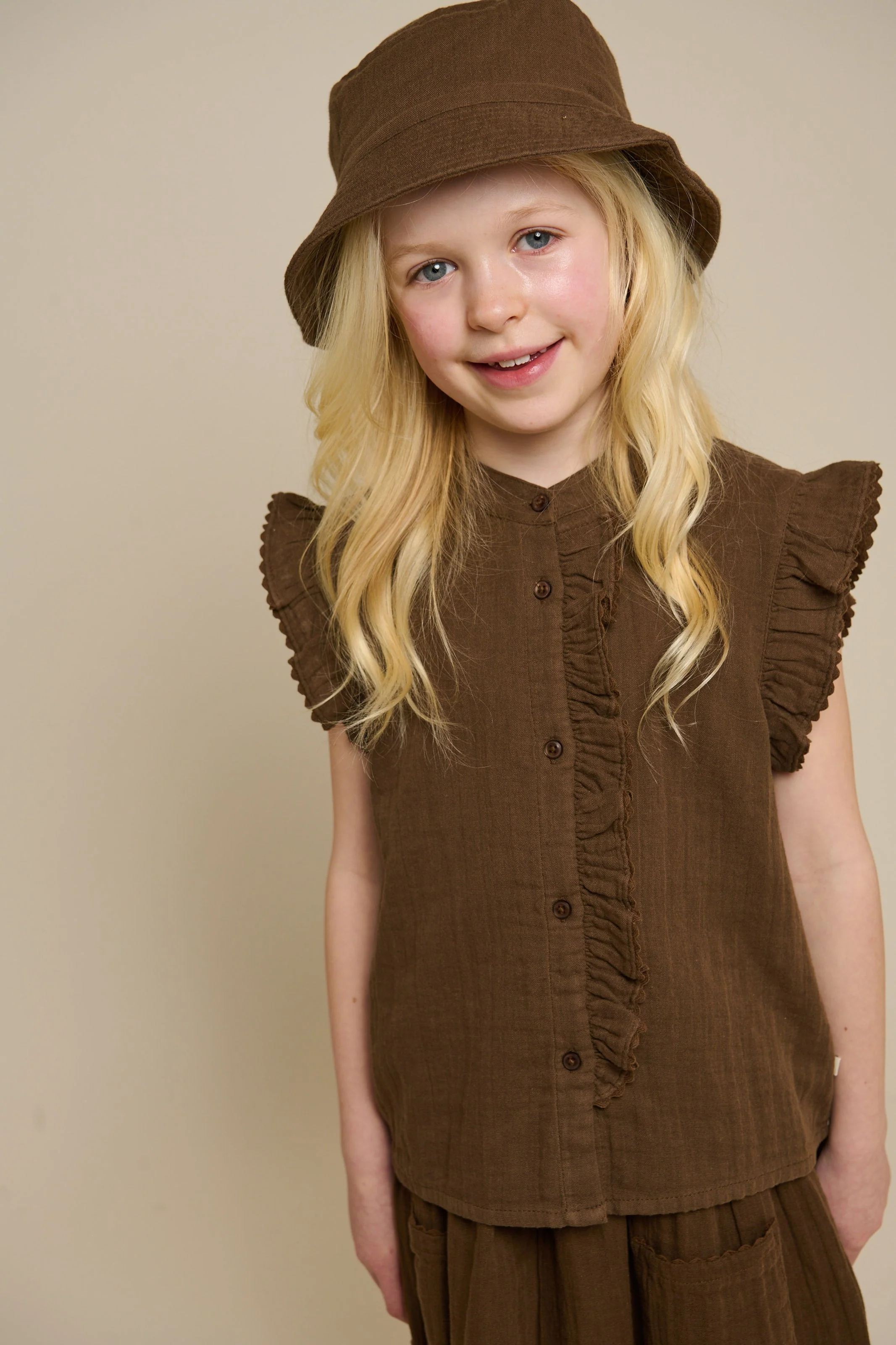 Gaze rok - Tween - Dark Brown | 100935 Jasmine - Image 5