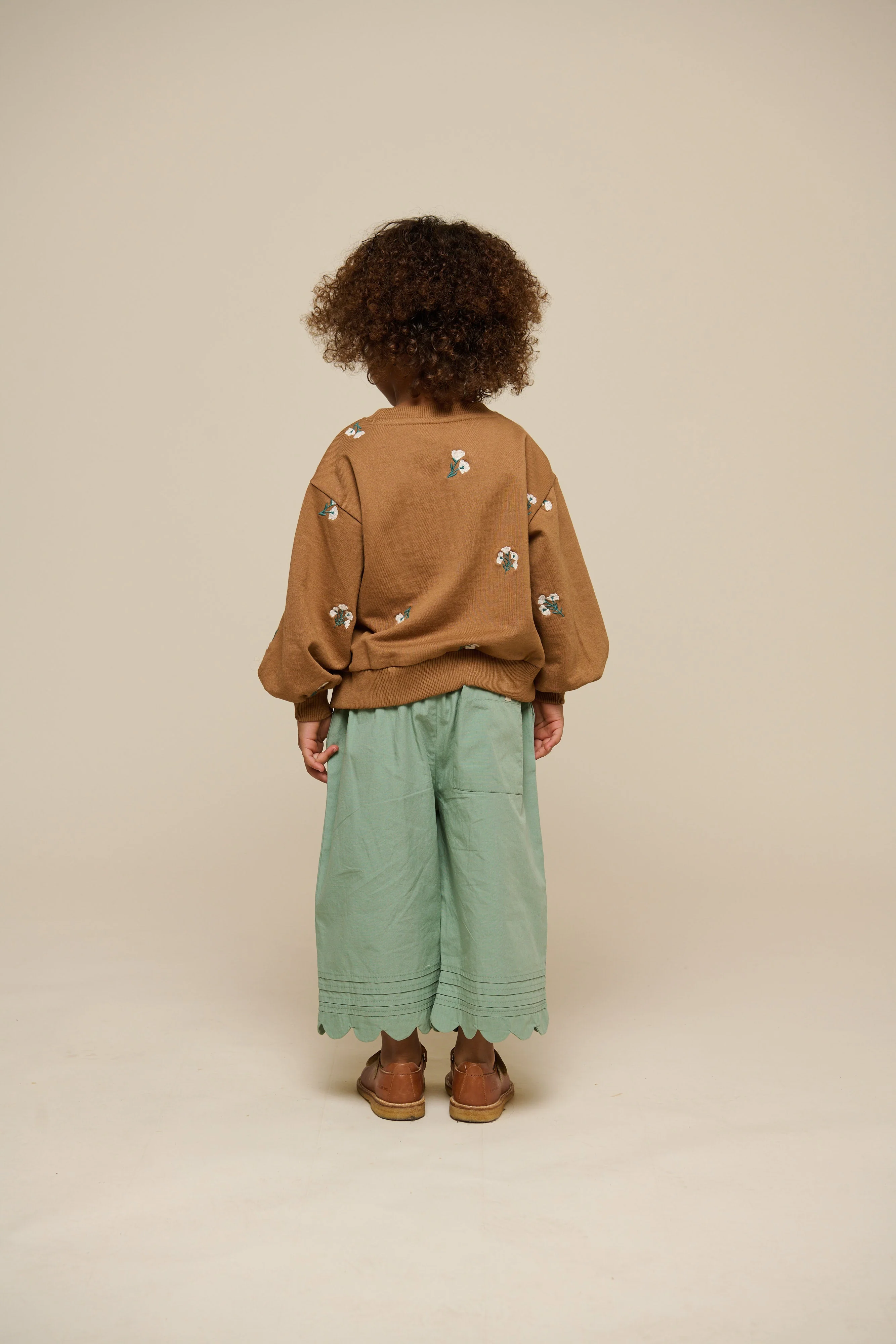 Geborduurd Crewneck Sweatshirt - Kids - Coconut | 101213 Kimber - Image 5