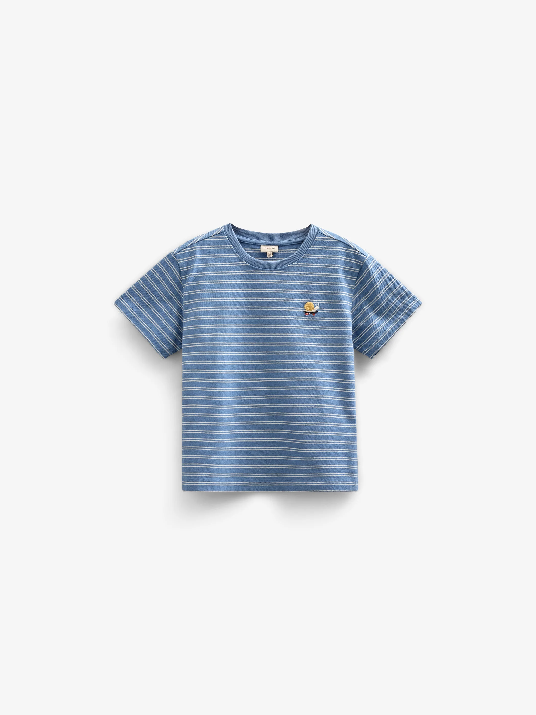Gestreept T-shirt - Tween - Dusty Blue | 101180 Otto - Image 2
