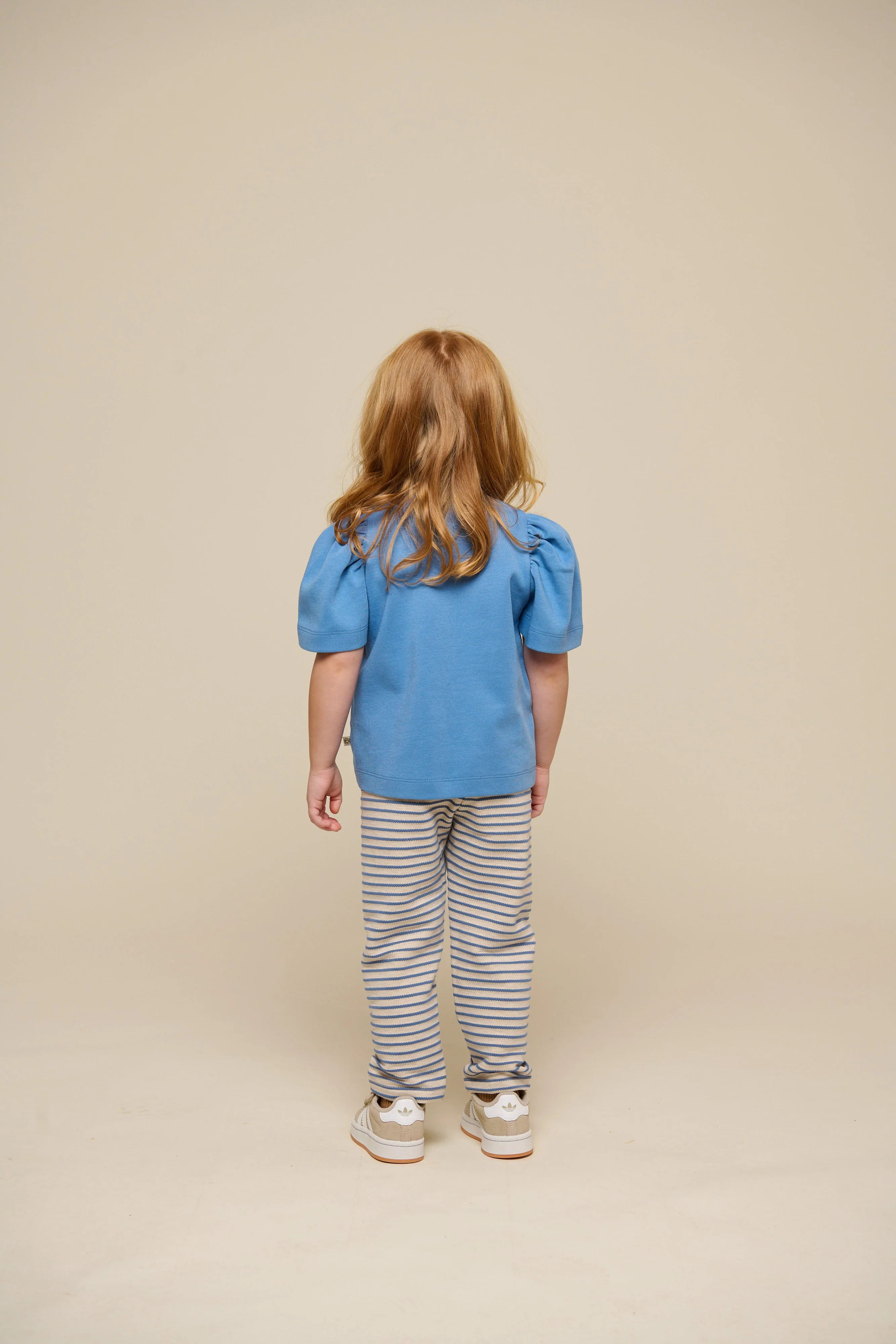 Gestreepte Jerseybroek - Kids - Blue | 101001 Emmie - Image 5