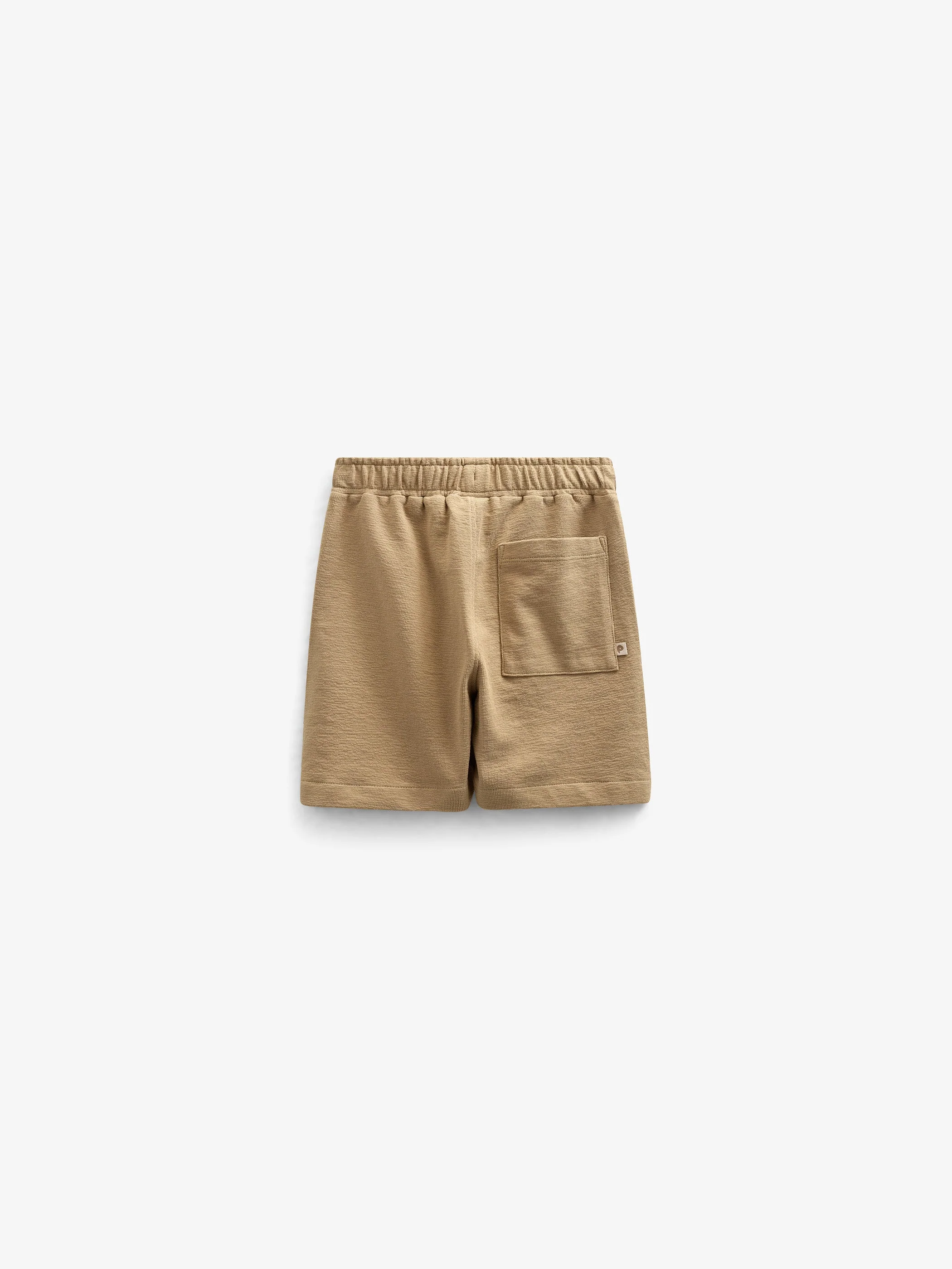 Getextureerde jerseyshorts - Kids - Khaki | 101221 Sonny - Image 4