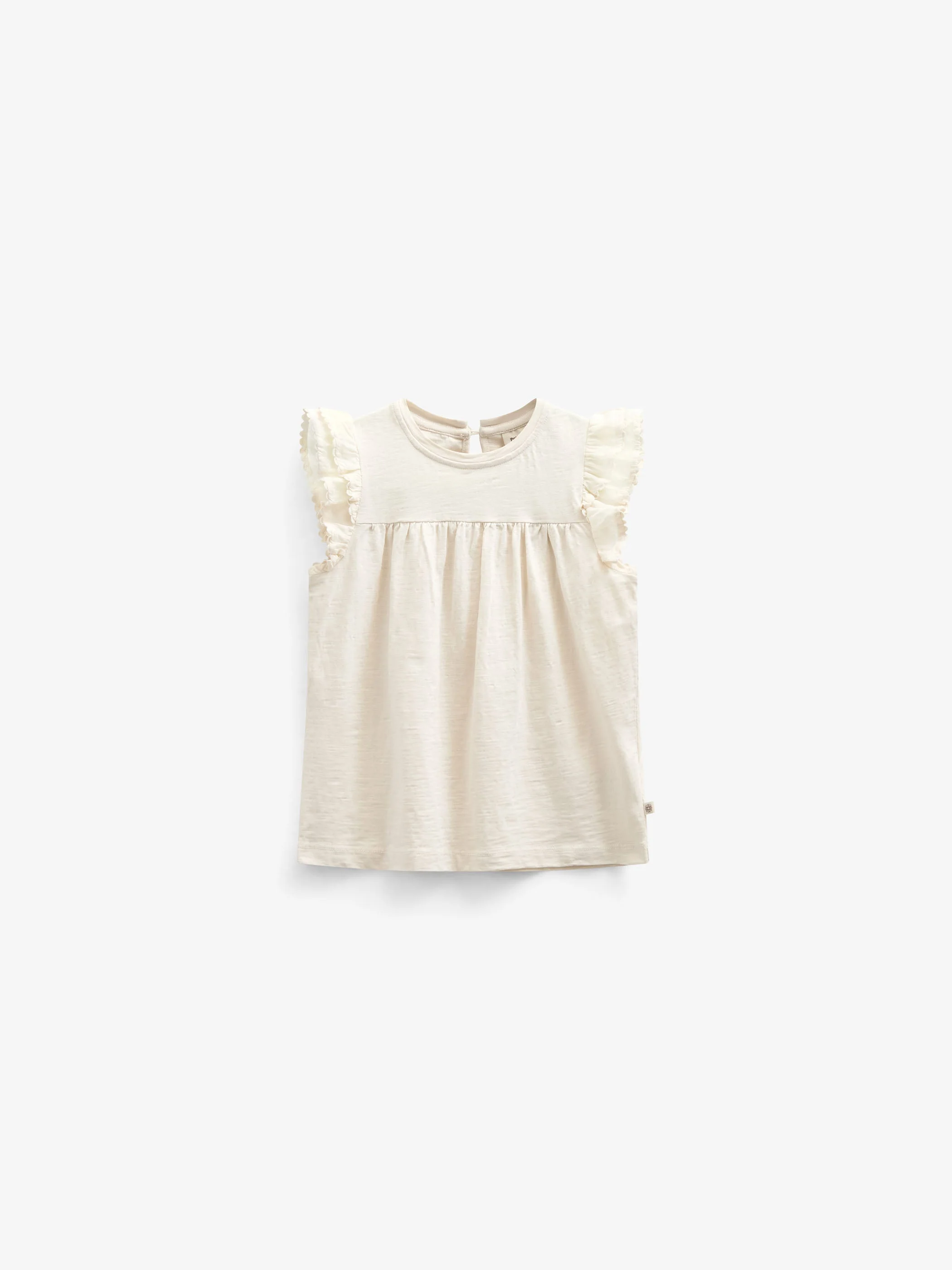 Jersey blouse met Ric Rac Ruche - Kids - Offwhite | 101040 Gabriella - Image 2