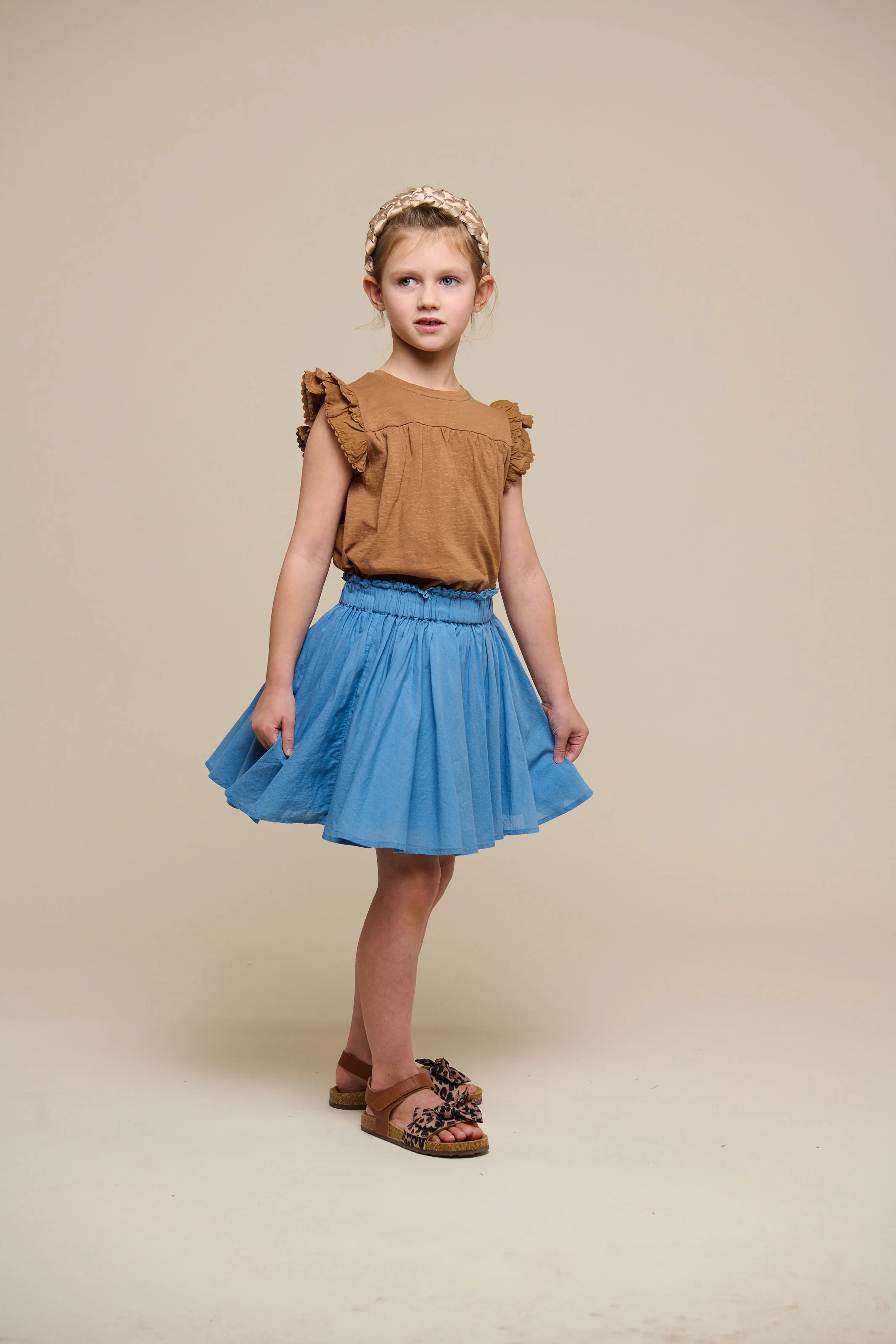 Jersey blouse met Ric Rac Ruche - Tween - Coconut | 101072 Gabriella