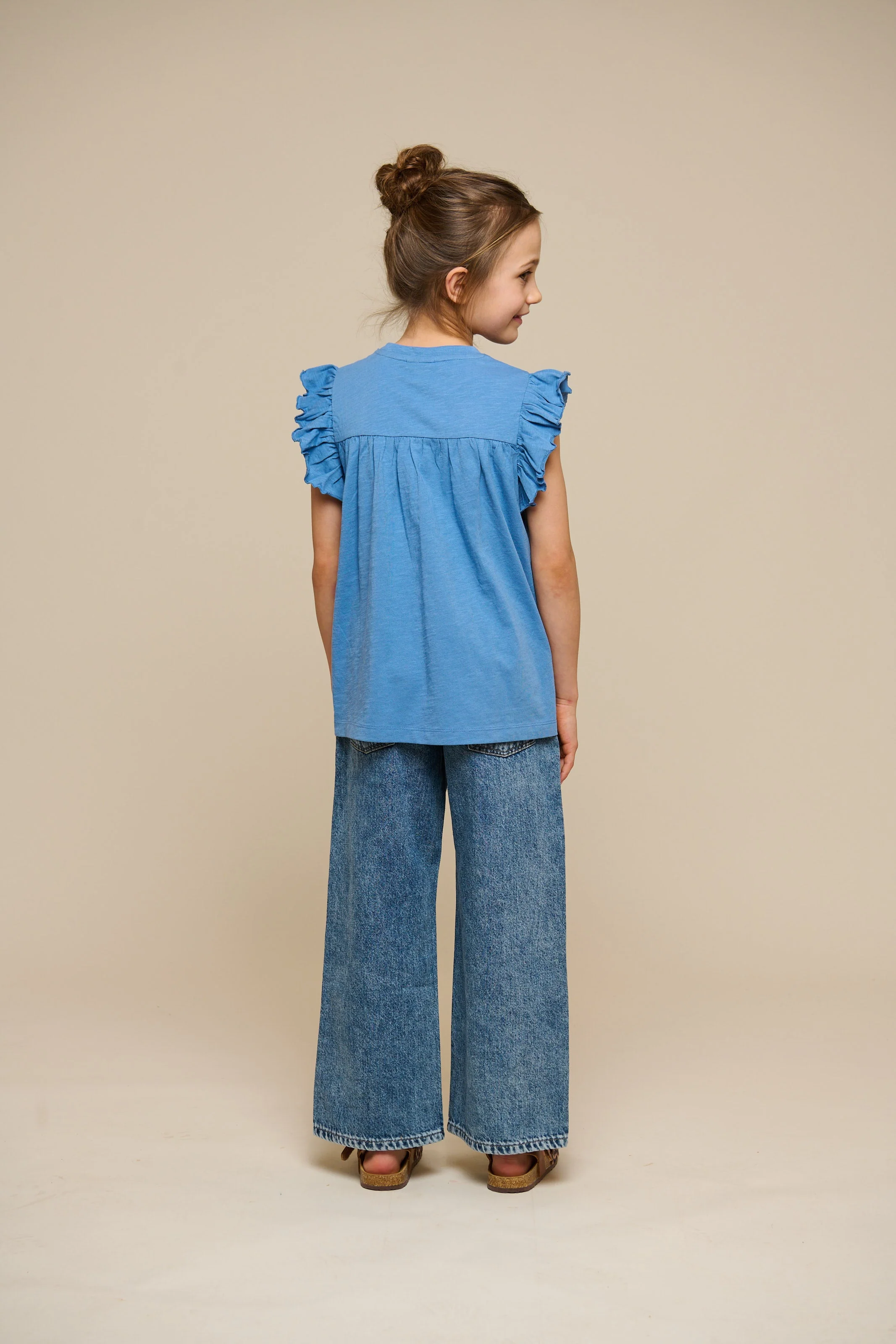 Jersey blouse - Tween - Blue | 101331 Lucia - Image 3