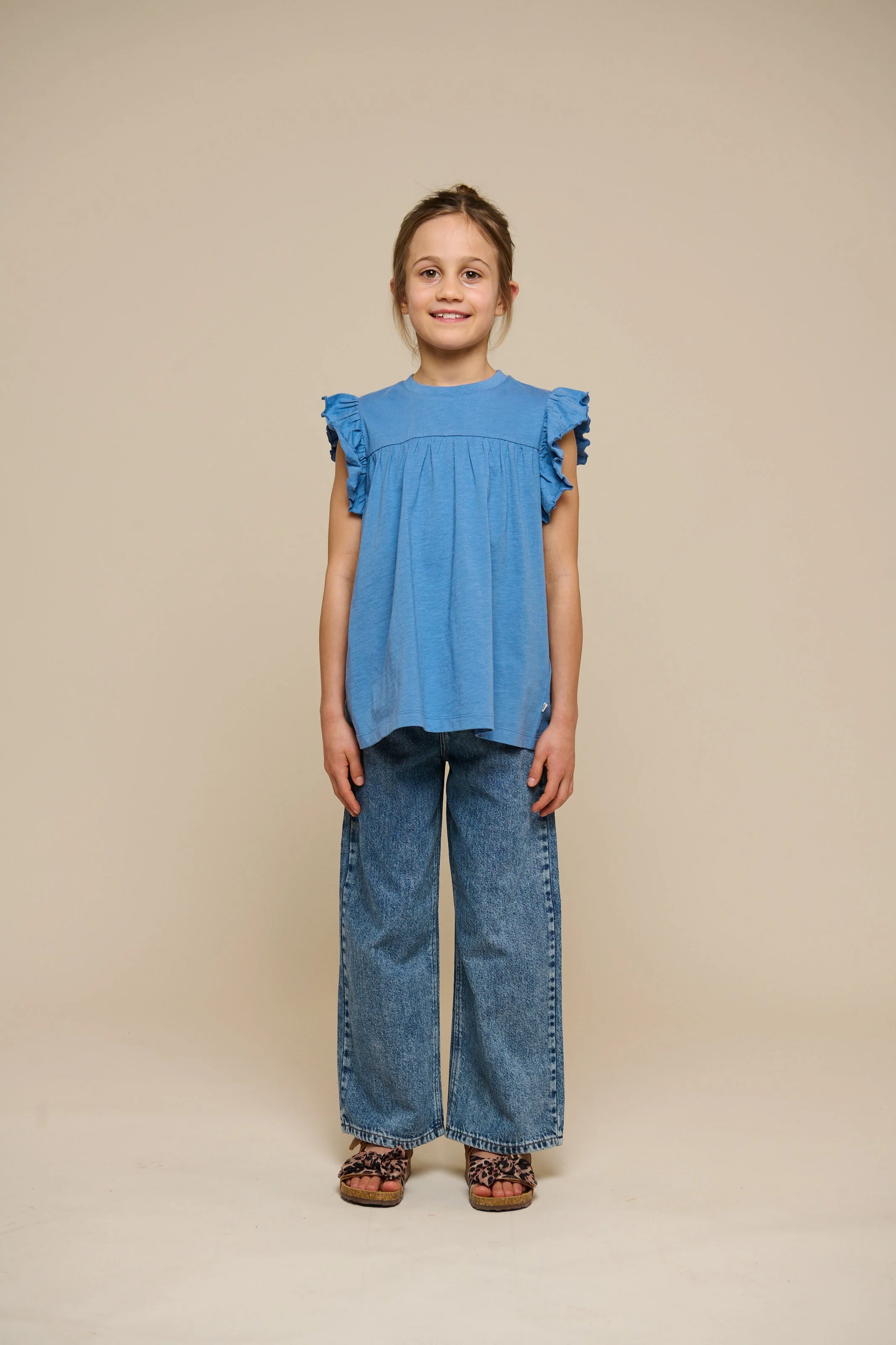 Jersey blouse - Tween - Blue | 101331 Lucia - Image 6