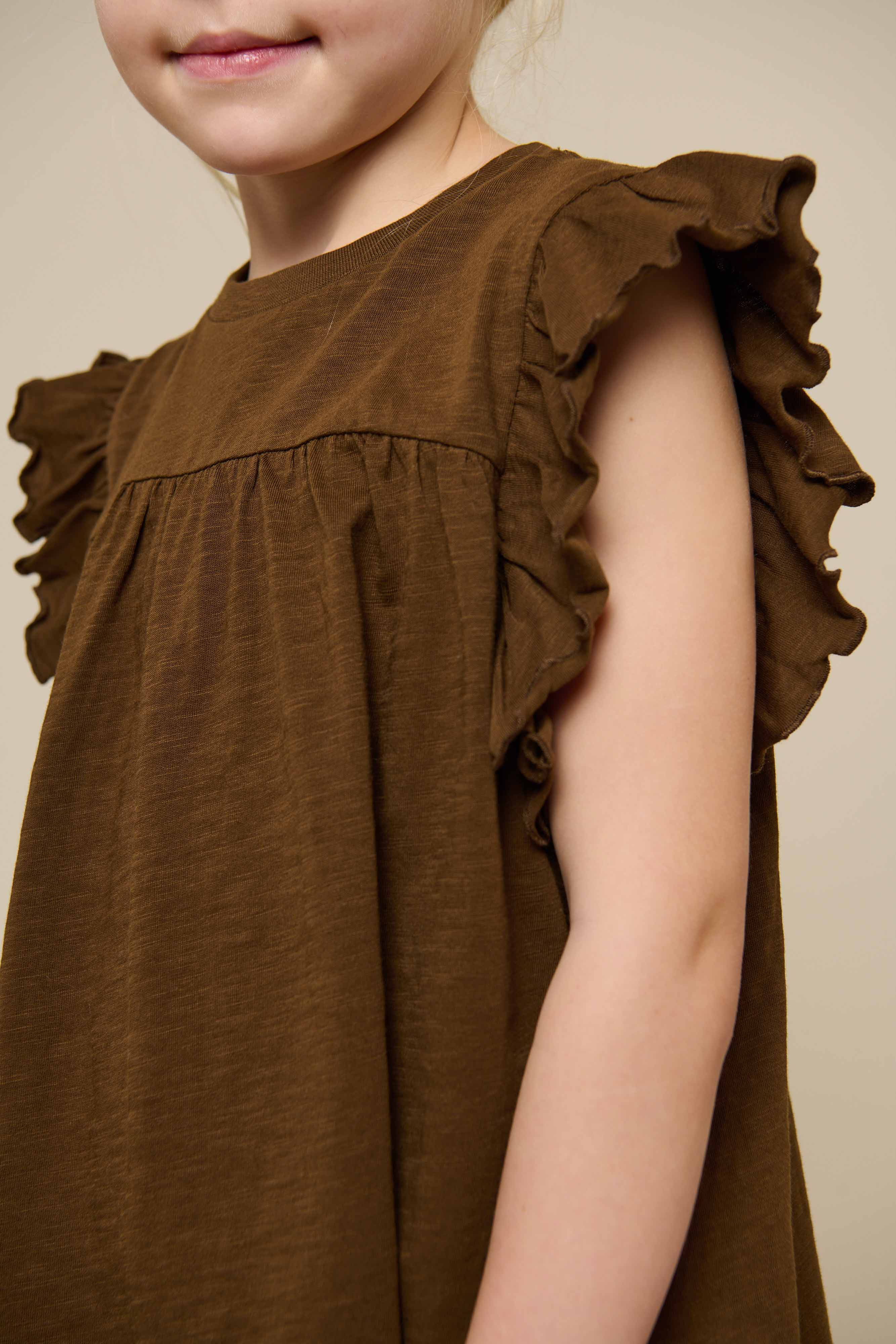 Jersey blouse - Tween - Dark Brown | 101333 Lucia - Image 5