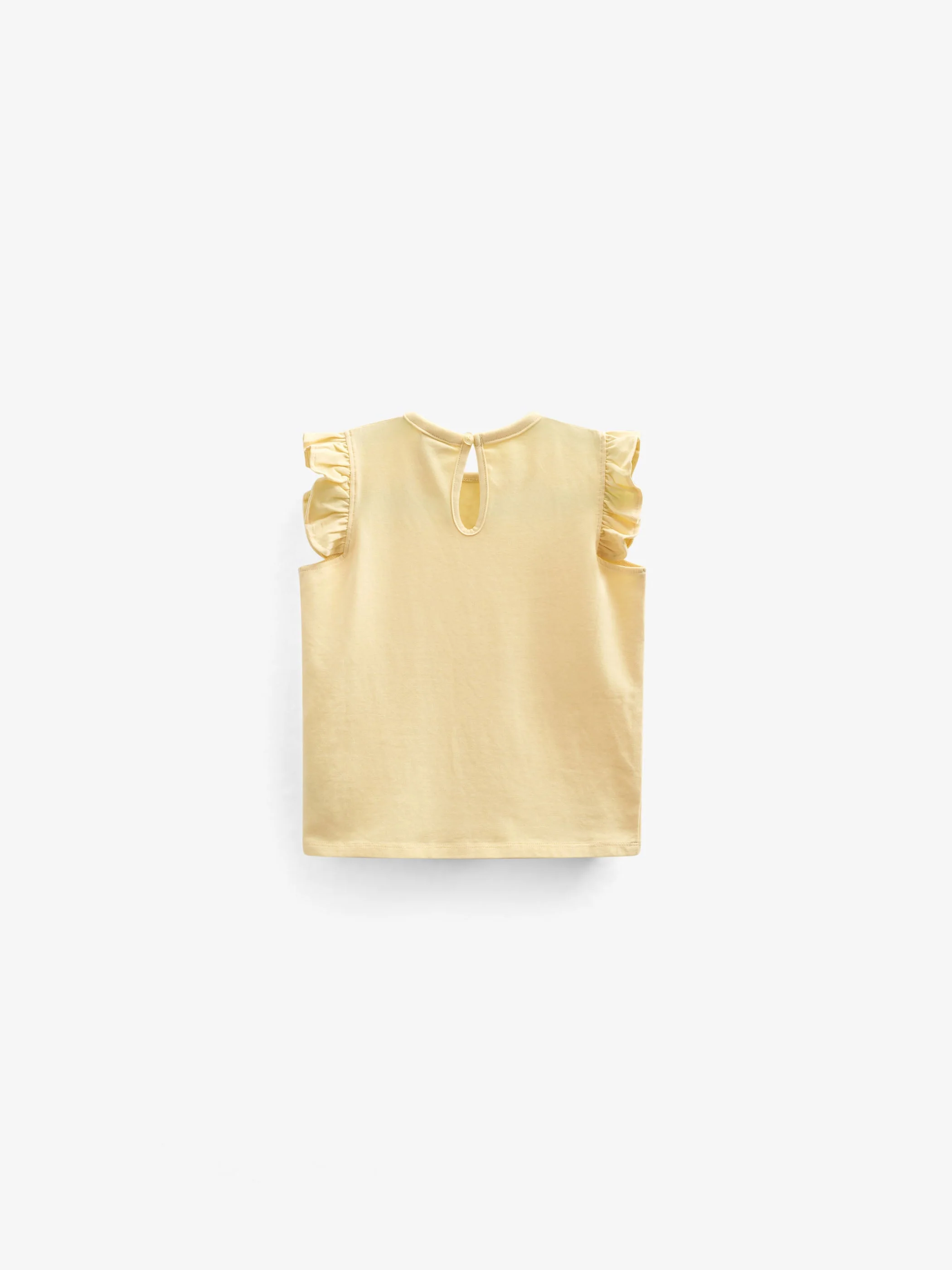 Jersey top met ruche - Tween - Sunlight | 101266 Selma - Image 4
