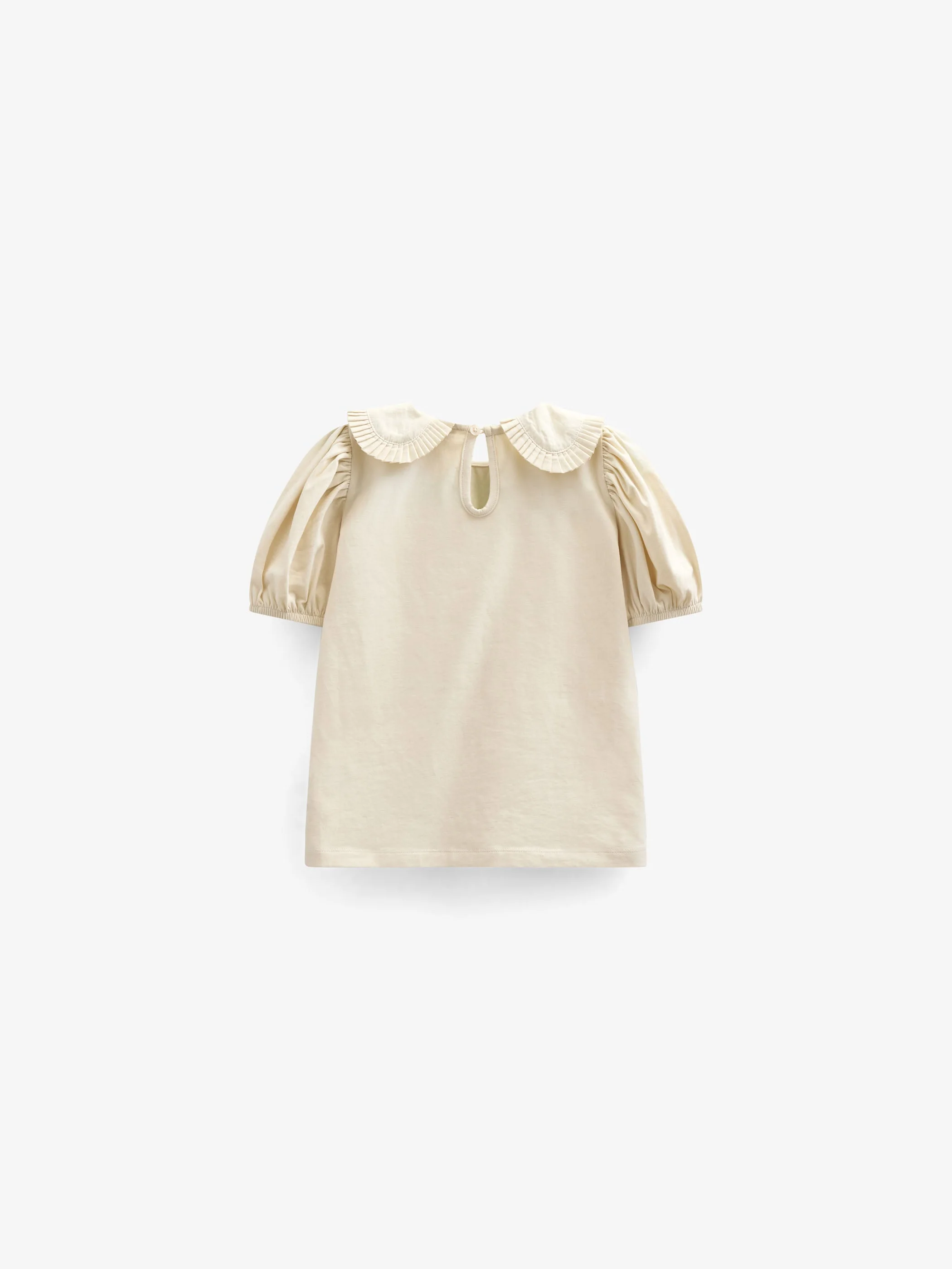 Jerseyblouse met Kraag - Kids - OffWhite | 101277 Nini - Image 4