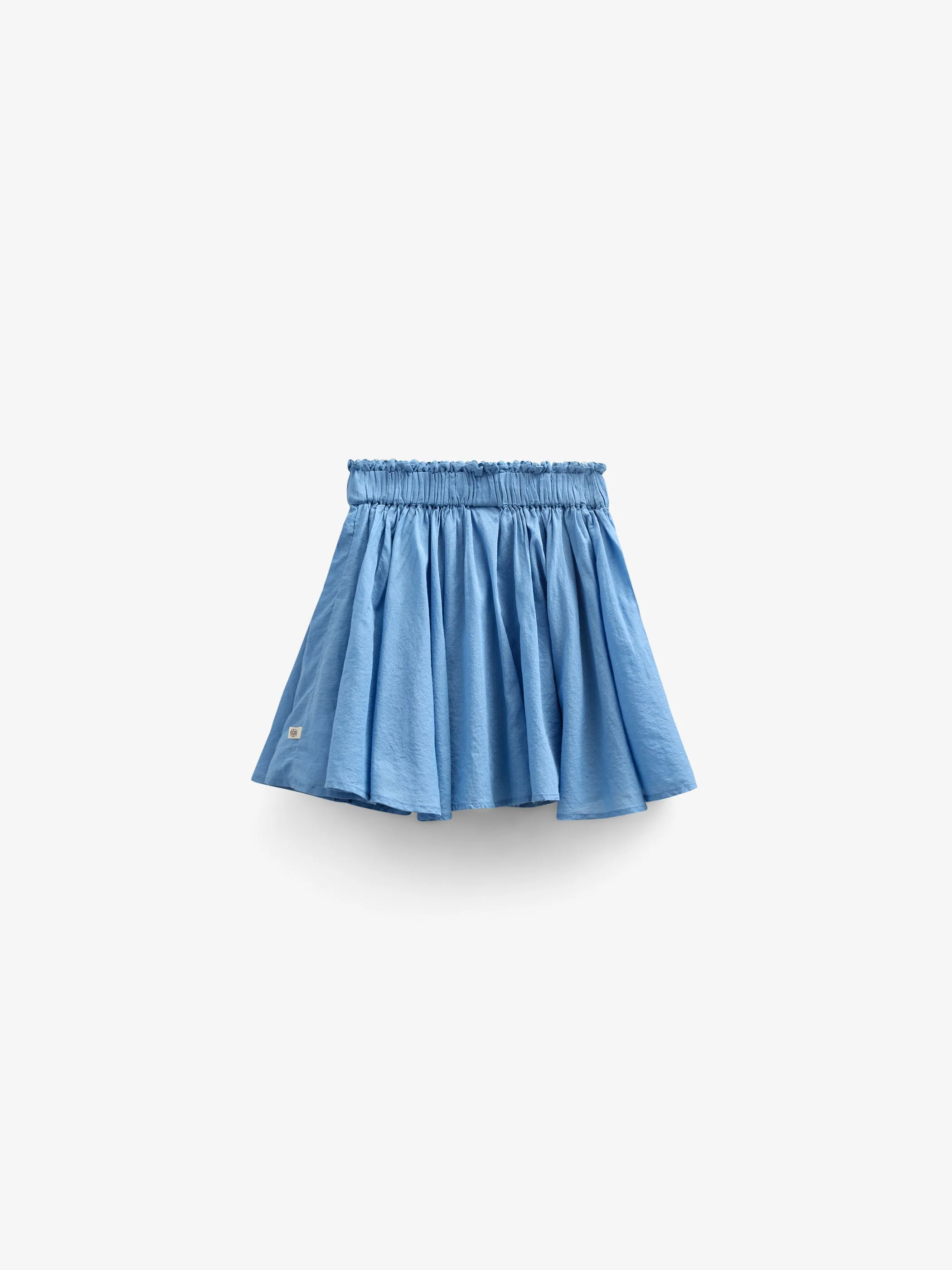Katoenen rok met Ric Rac ruche - Kids - Dusty Blue | 101039 Alma - Image 4
