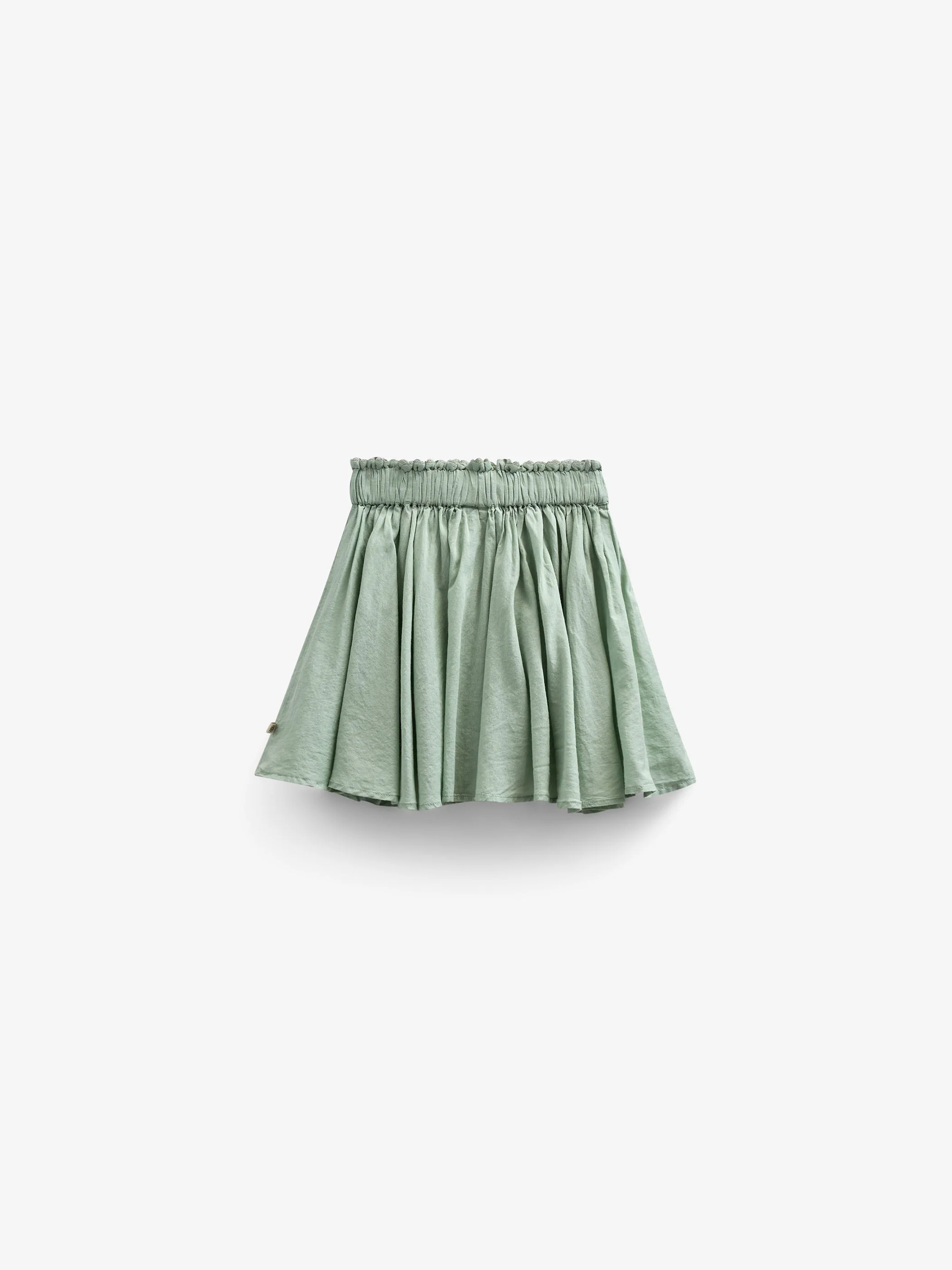 Katoenen rok met Ric Rac Ruche - Kids - Dusty Green | 101038 Alma - Image 4