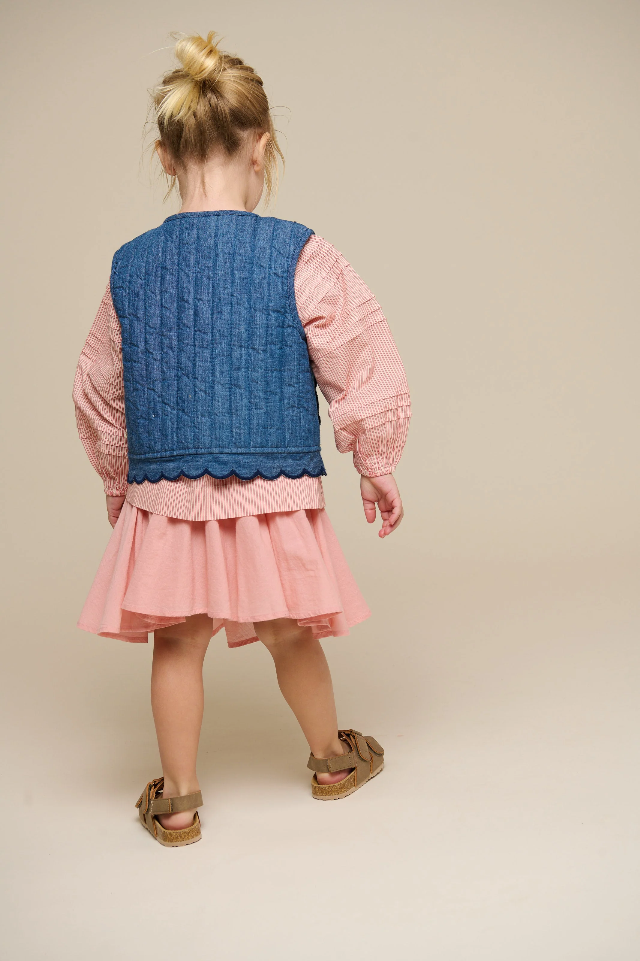 Katoenen rok met Ric Rac ruche - Kids - Rose Tan | 101037 Alma - Image 5