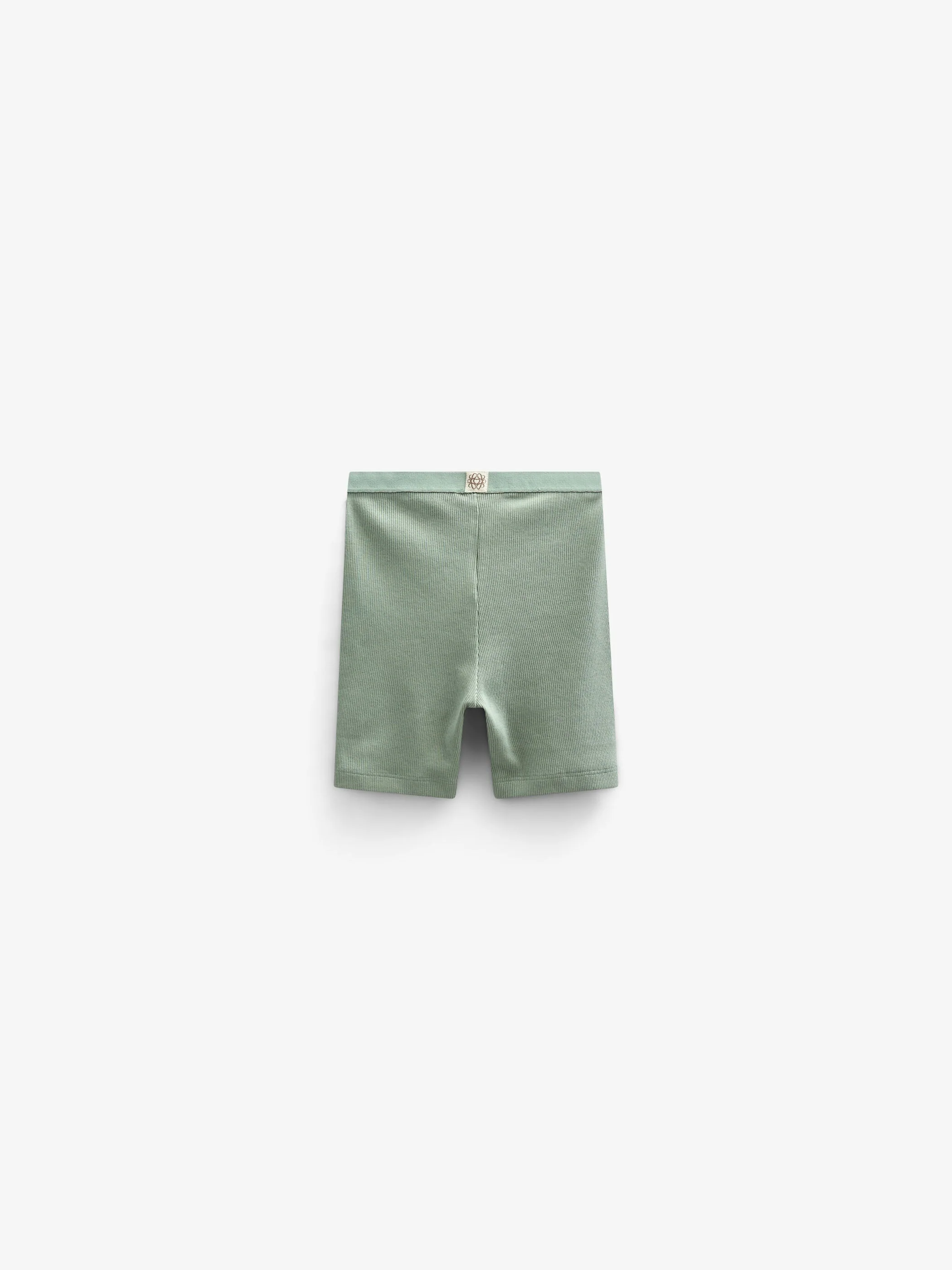 Korte Modal Rib Tights - Tween - Dusty Green | 101319 Lottie - Image 4