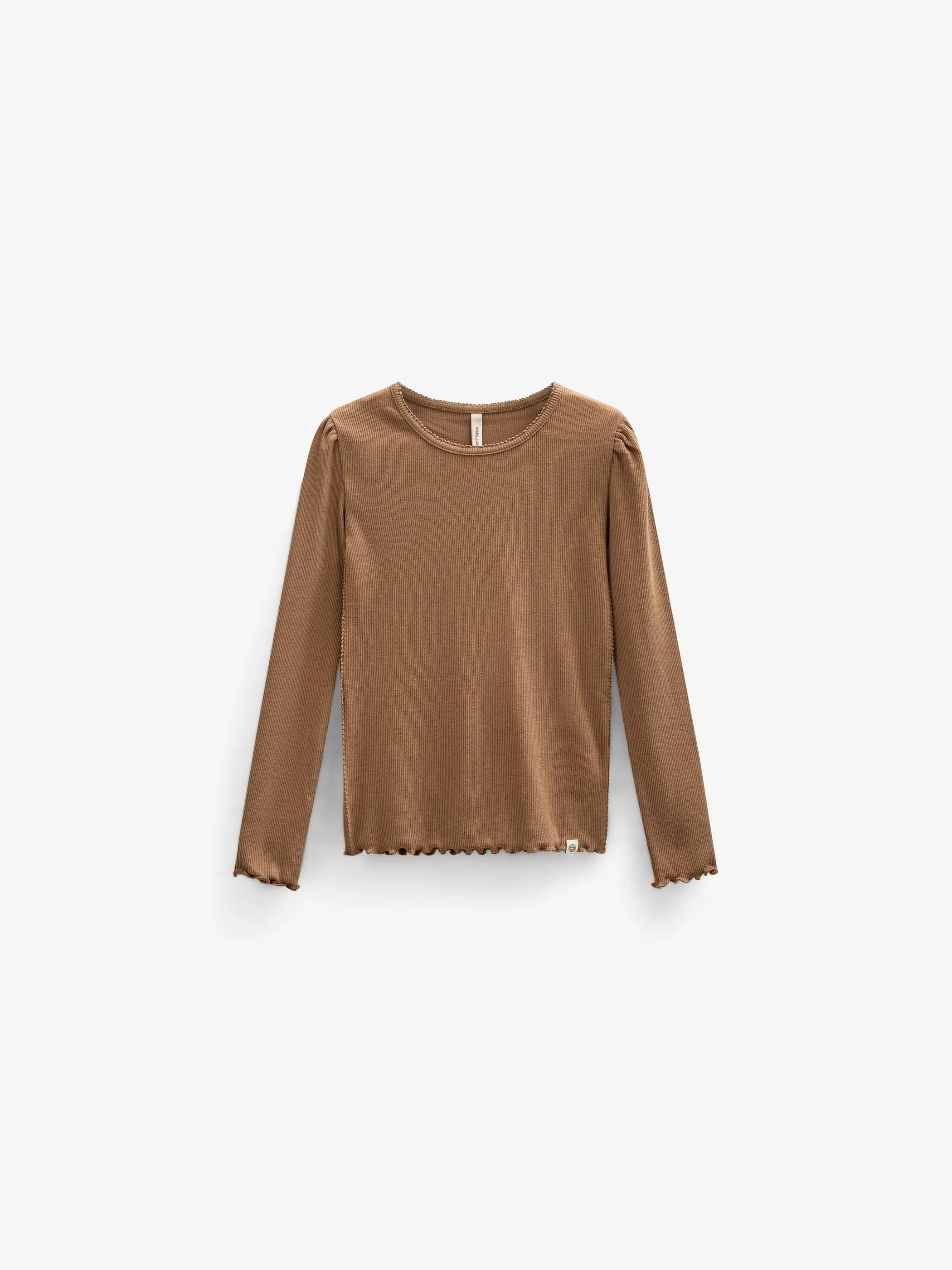 Lange mouwen T-shirt van modalrib - Tween - Coconut | 101309 Lottie - Image 2