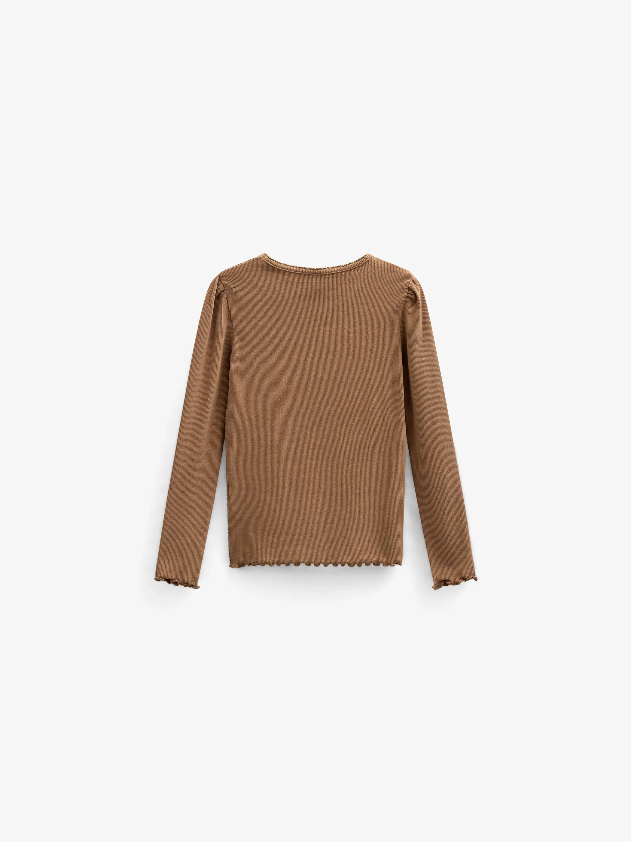Lange mouwen T-shirt van modalrib - Tween - Coconut | 101309 Lottie - Image 4