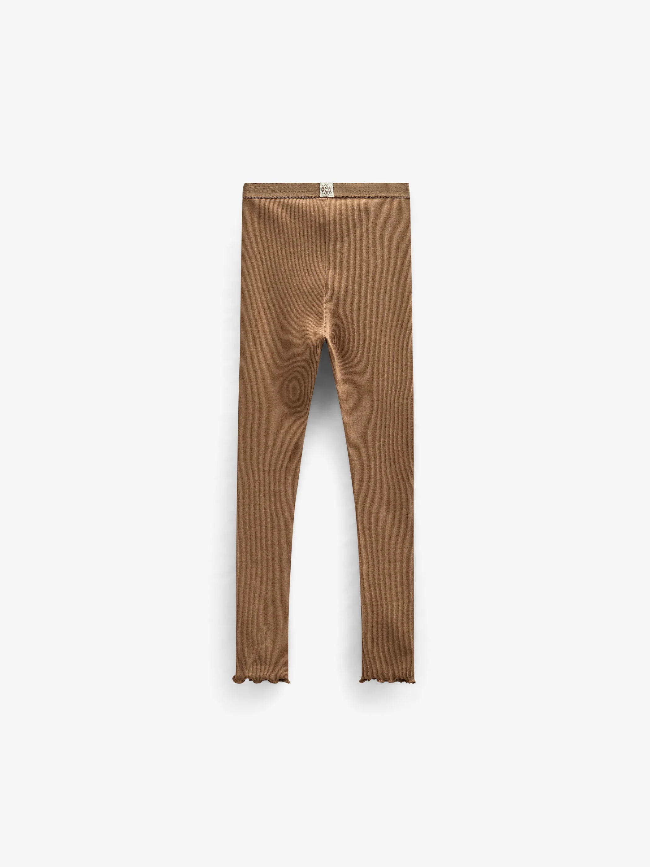 Modal Rib Leggings - Kids - Coconut | 101324 Lottie - Image 4