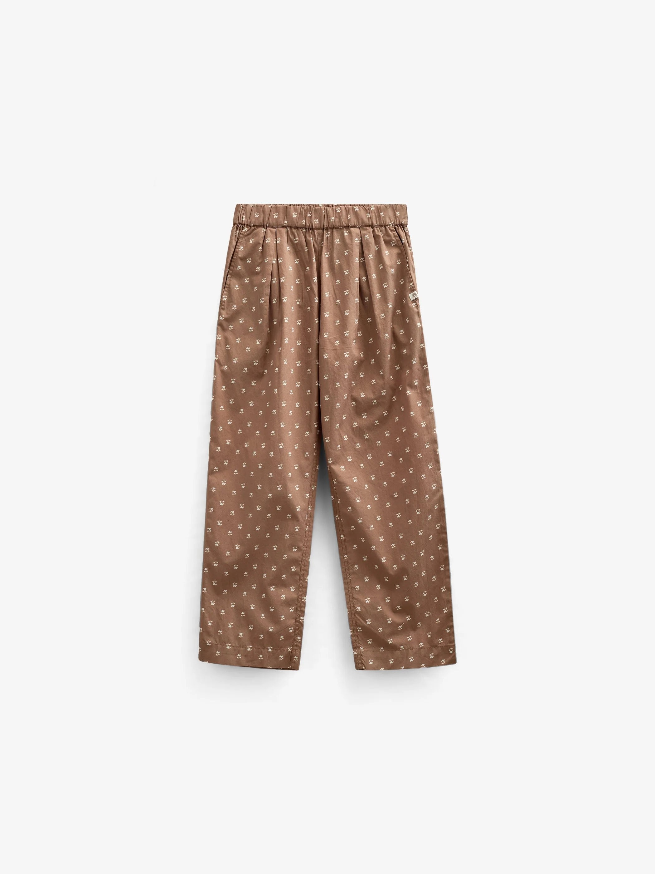 Poplin broek met print - Tween - Coconut | 101090 Camilla - Image 2