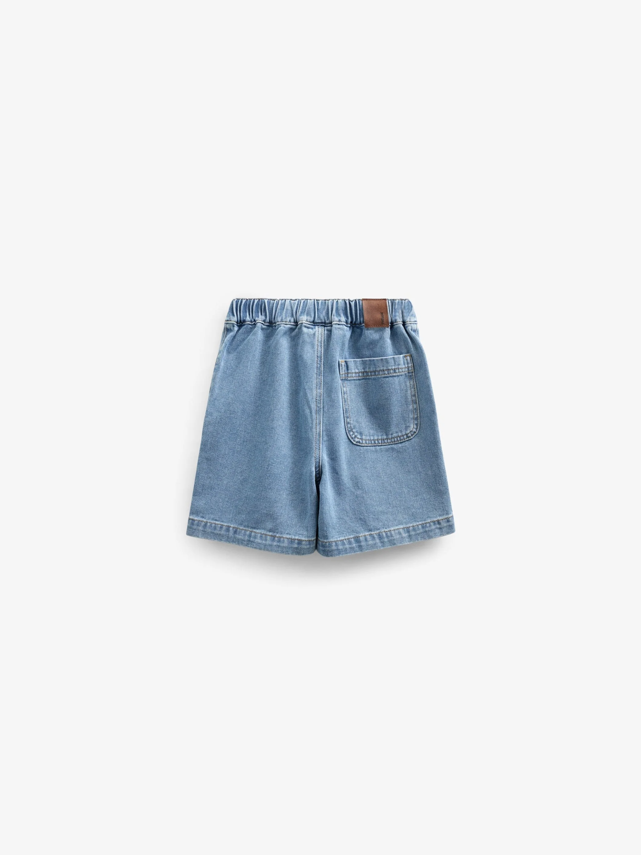 Pull-on denimshorts - Tween - Light Blue Denim | 101027 Gavin - Image 3