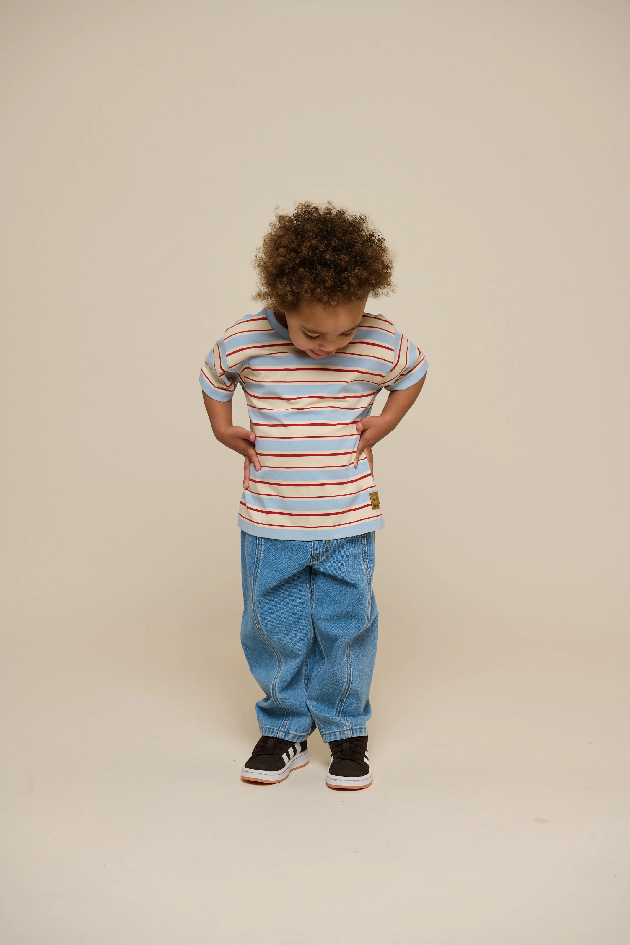 Pull-On Jeans - Kids - Light Blue Denim | 101024 Gavin - Image 3