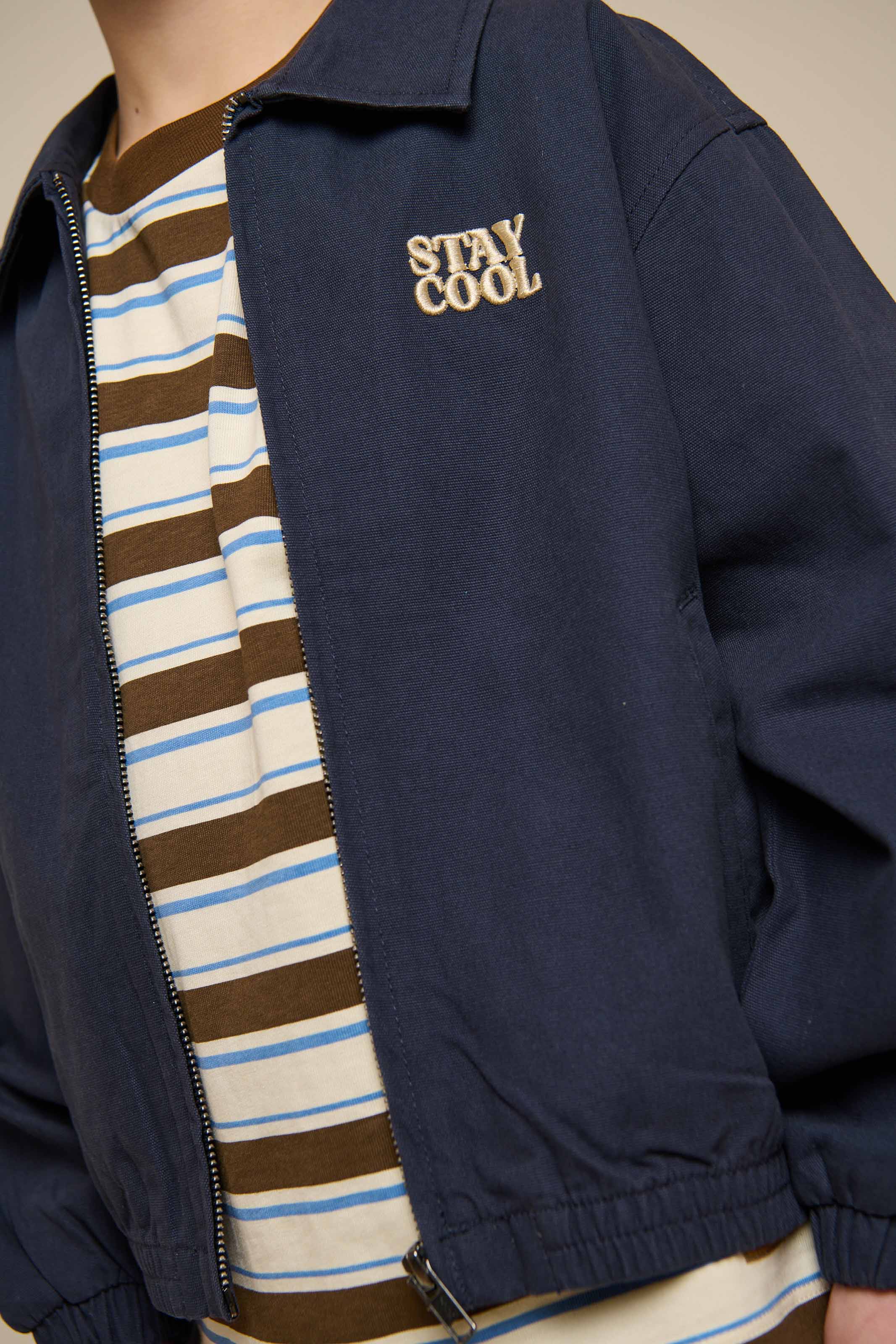 Retro Striped T-shirt - Tween - Dark Brown | 101274 Steven - Image 6