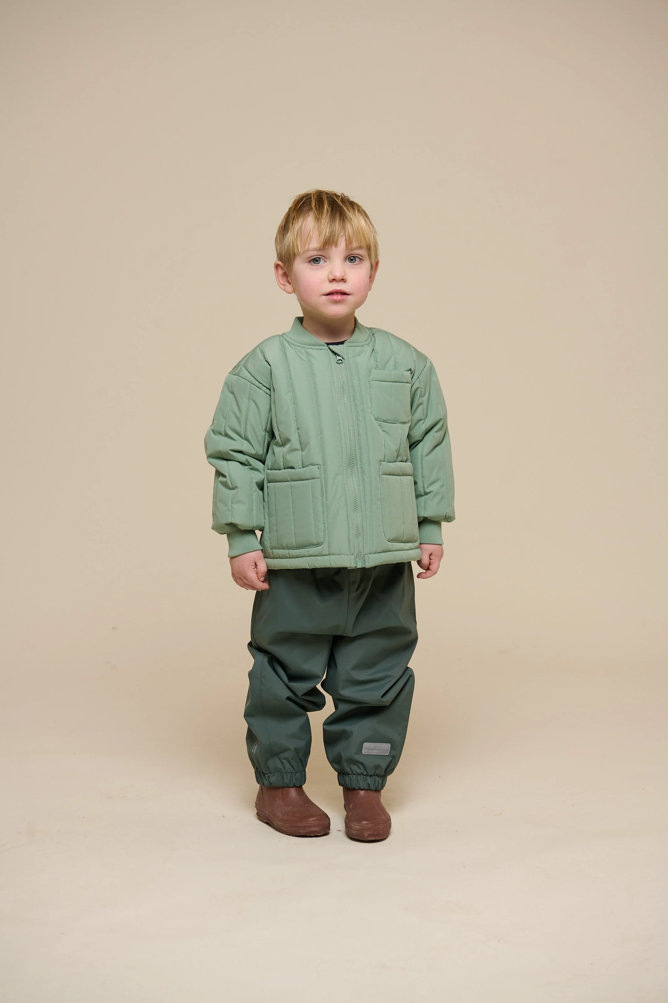 Shell Broek - Kids - Dusty Dark Green | 100507 Dundee - Image 2