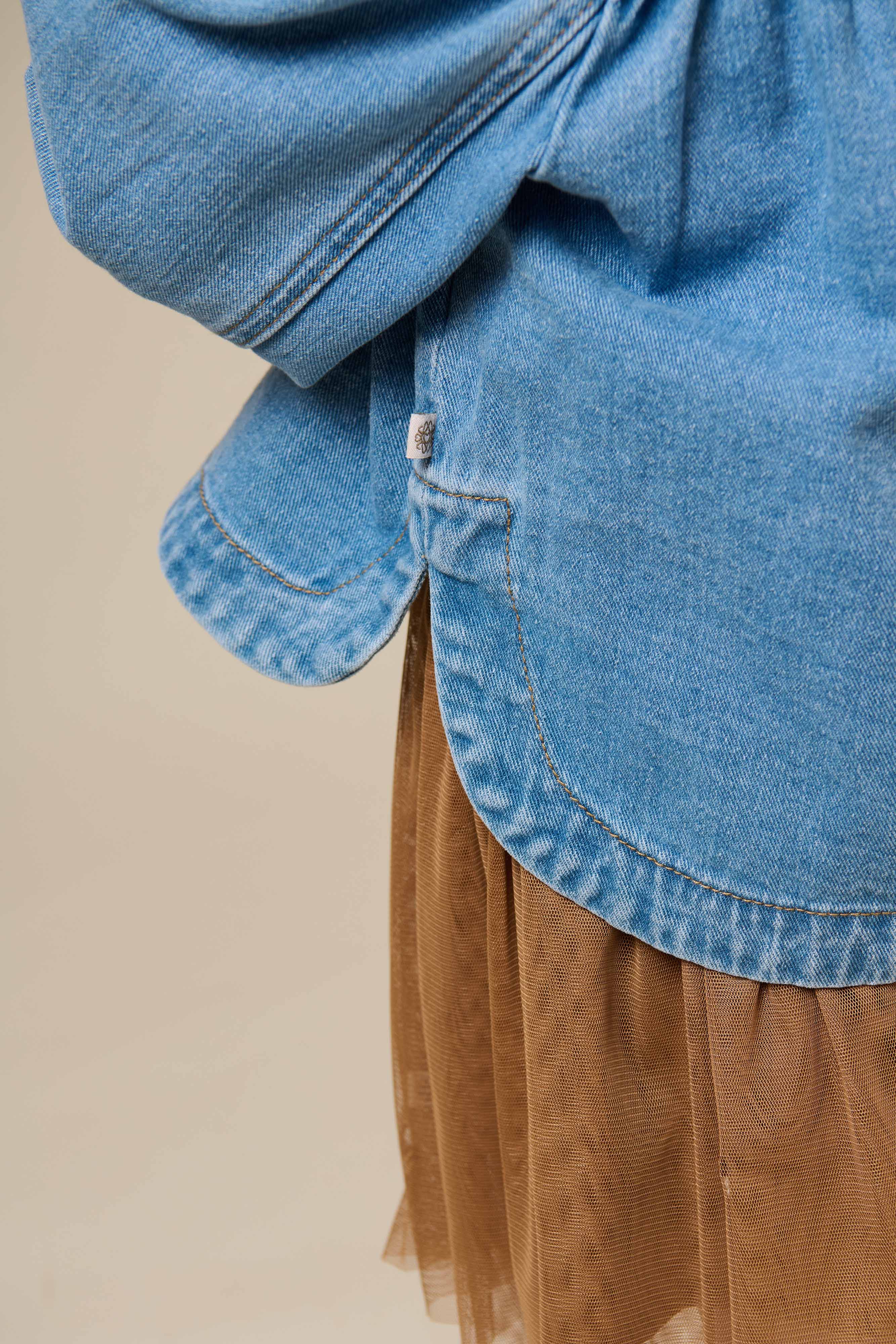 Spijkerjas - Kids - Light Blue Denim | 101014 Vera - Image 6