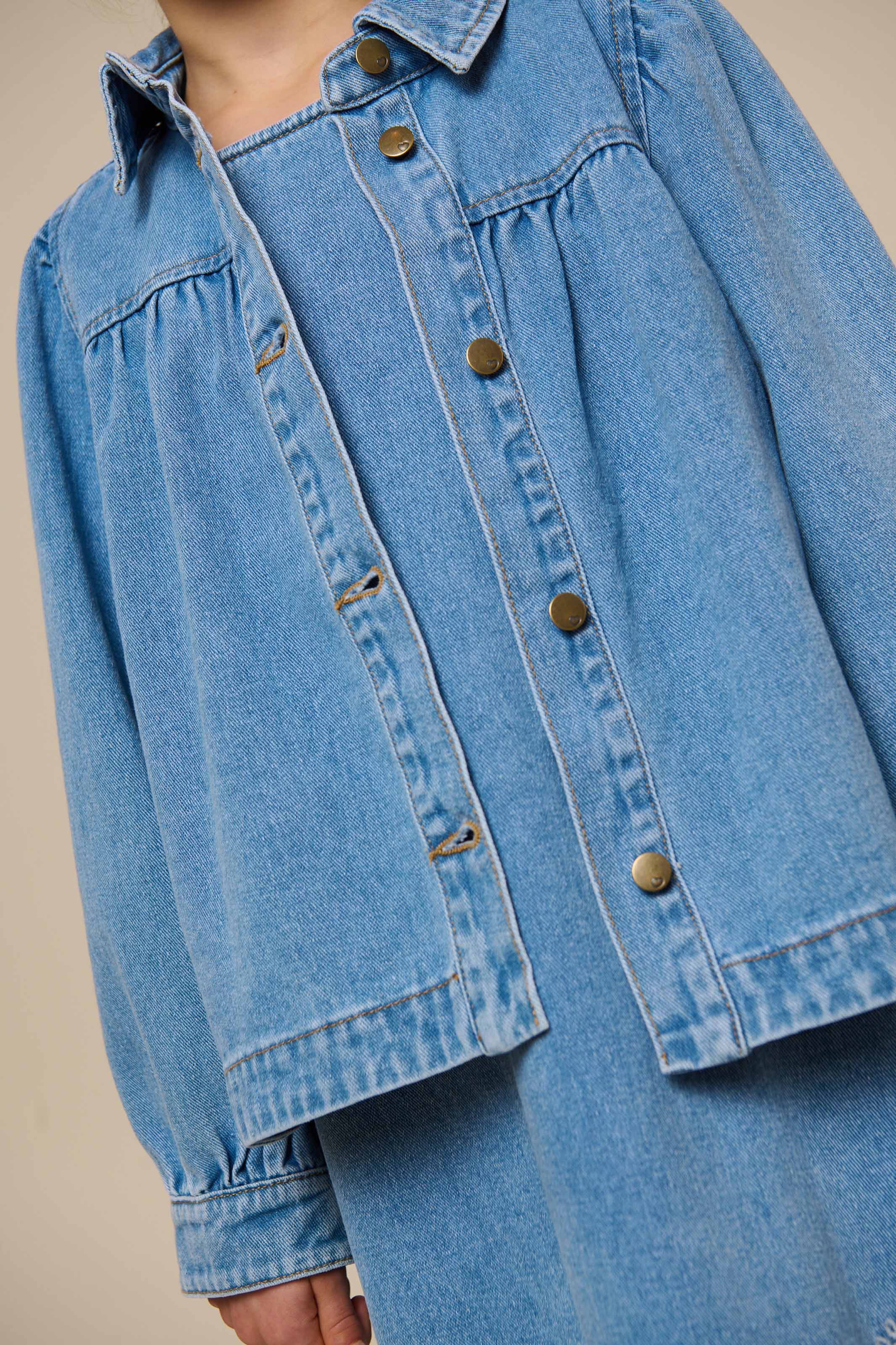 Spijkerjasje - Tween - Light Blue Denim | 101015 Vera - Image 3