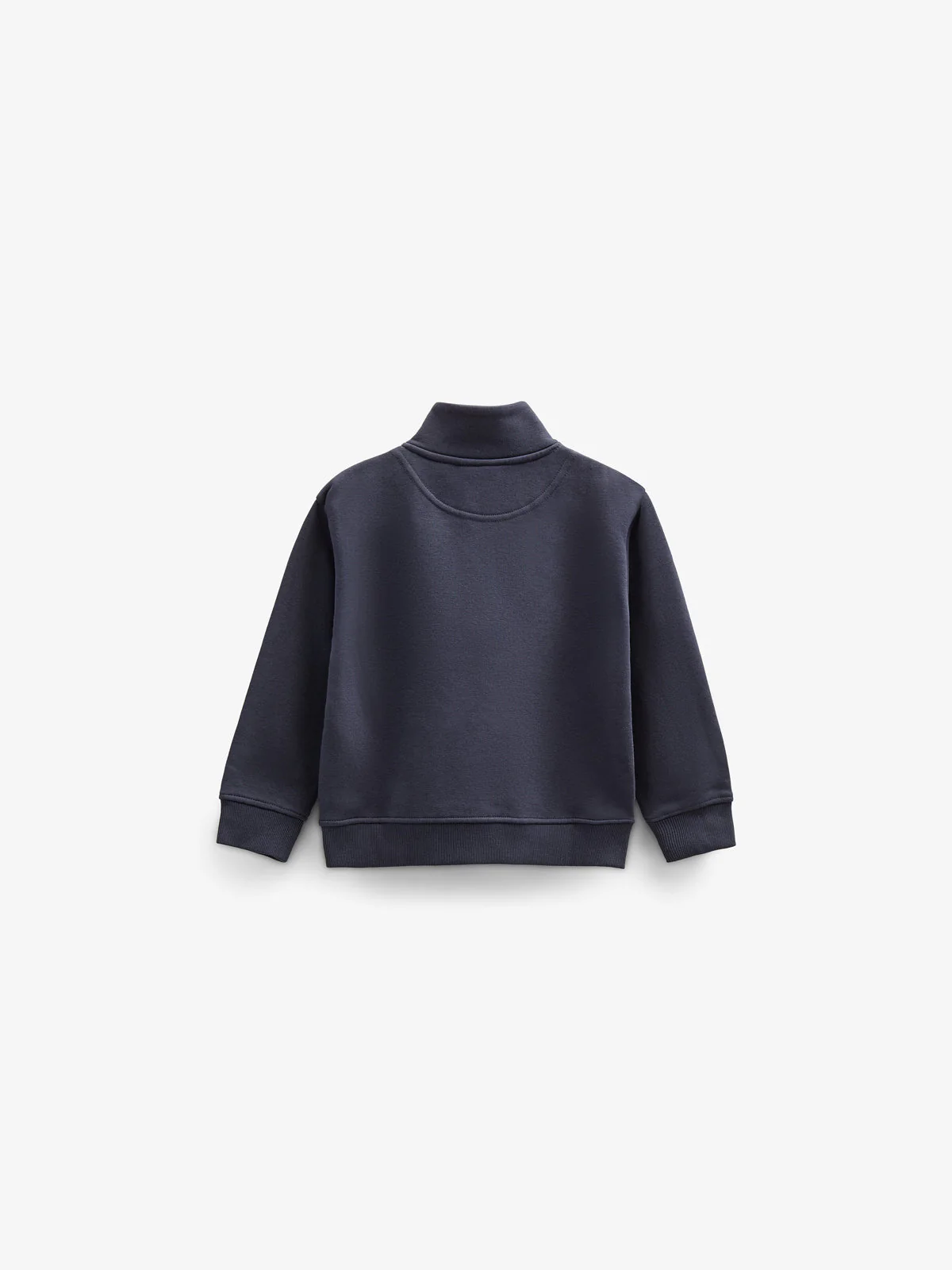 Sweatshirt met halve rits - Kids - Navy | 100806 Tristan - Image 4