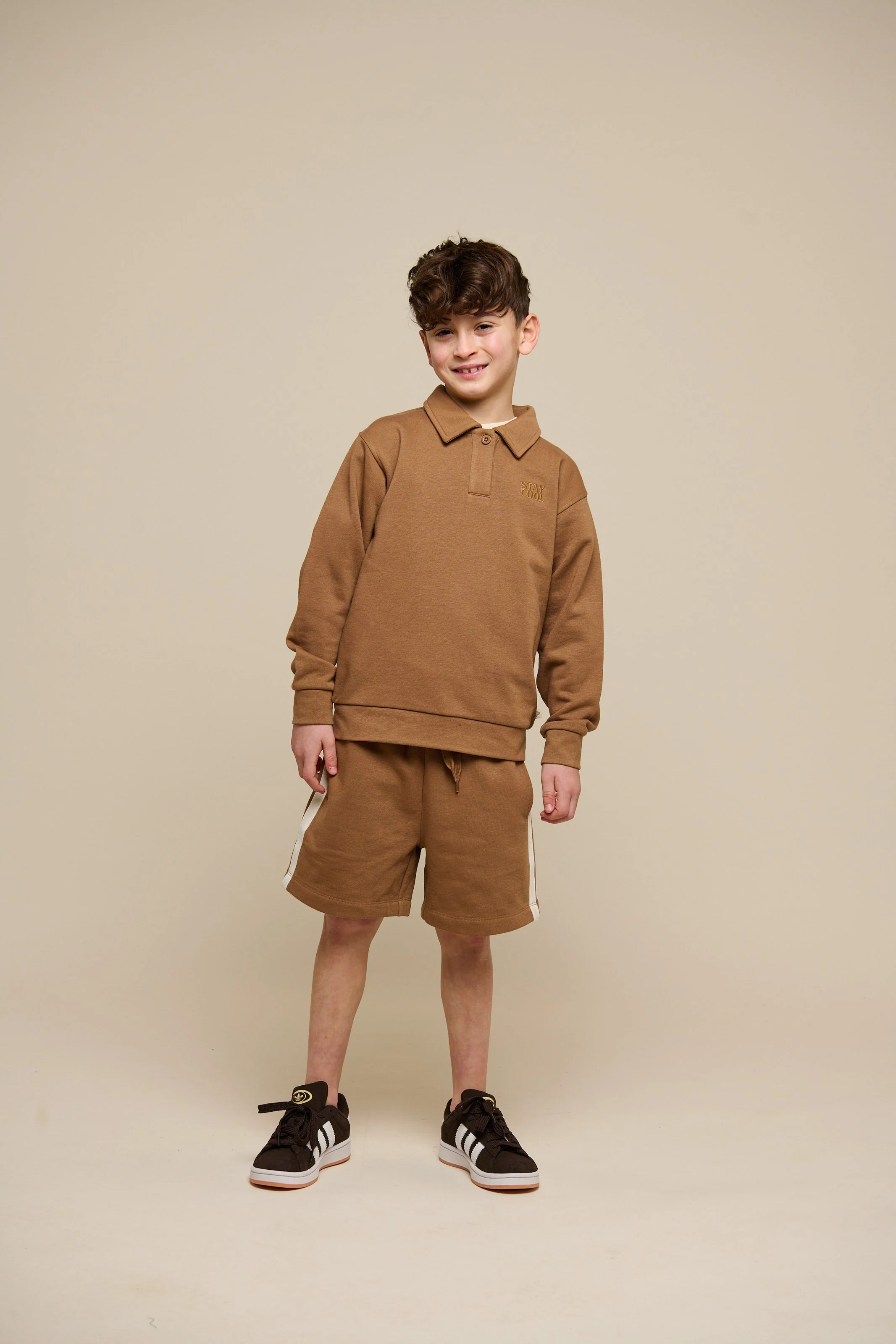 Sweatshorts met tape - Tween - Coconut | 101264 Carter