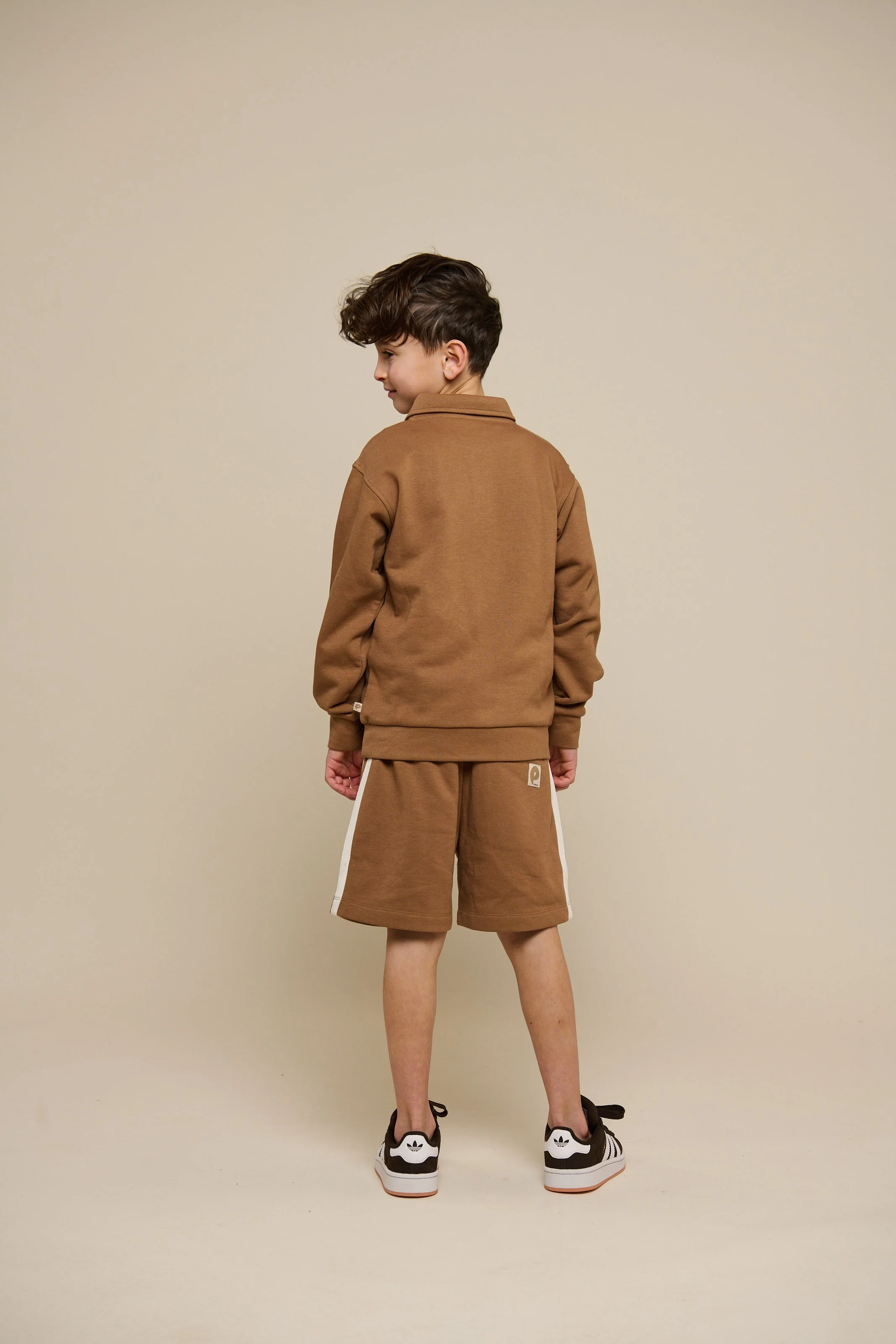 Sweatshorts met tape - Tween - Coconut | 101264 Carter - Image 5